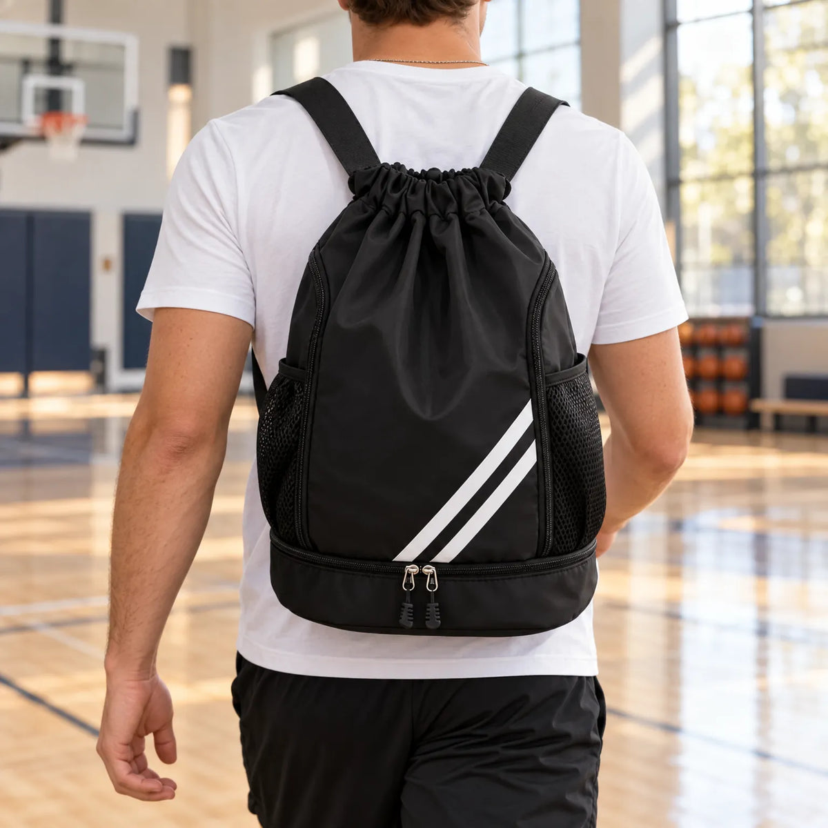 Celrien | Kinetis Drawstring Gym Bag Backpack