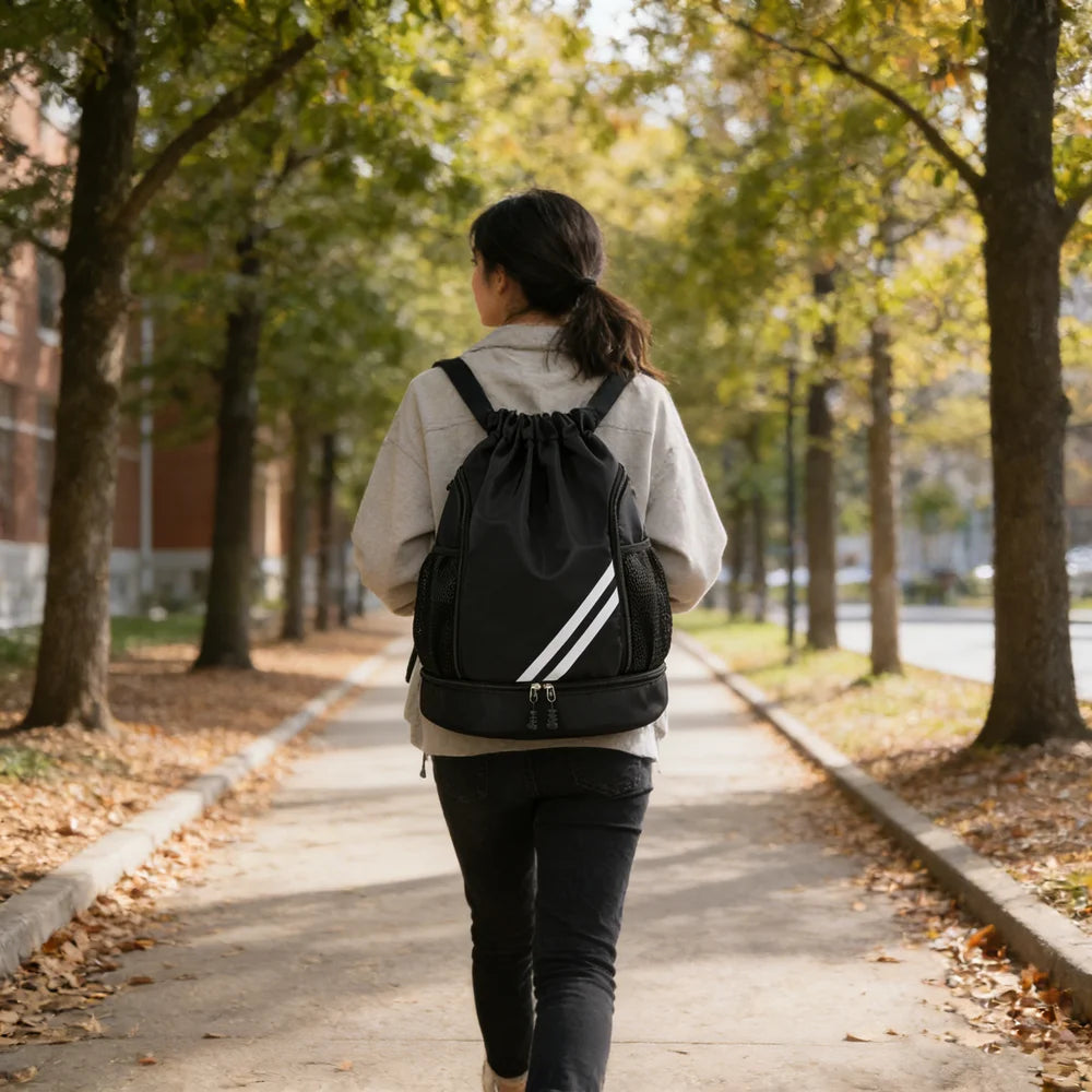 Celrien | Kinetis Drawstring Gym Bag Backpack
