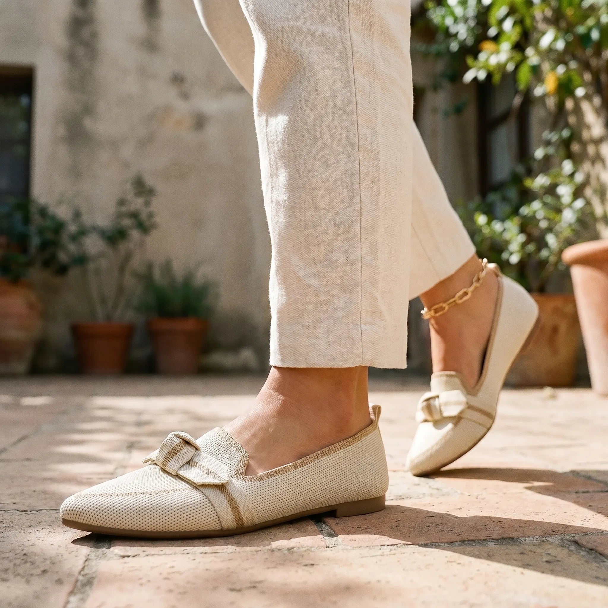 Celrien | Knitted Flat Shoes