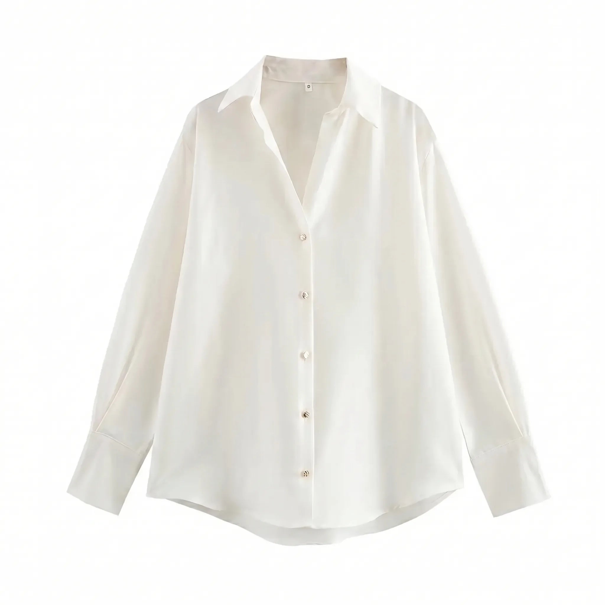 Celrien | Long Sleeve Lapel Collar Blouse