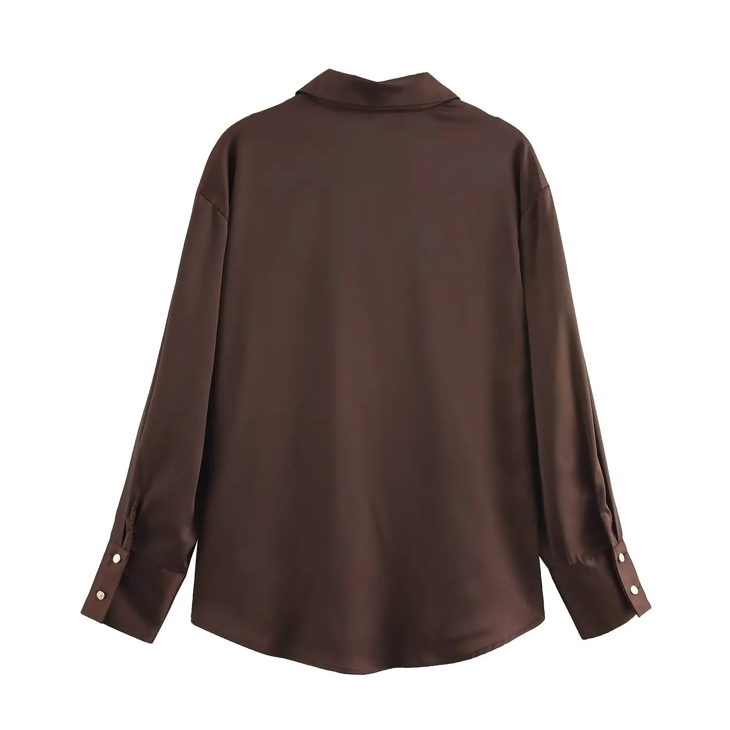 Celrien | Long Sleeve Lapel Collar Blouse