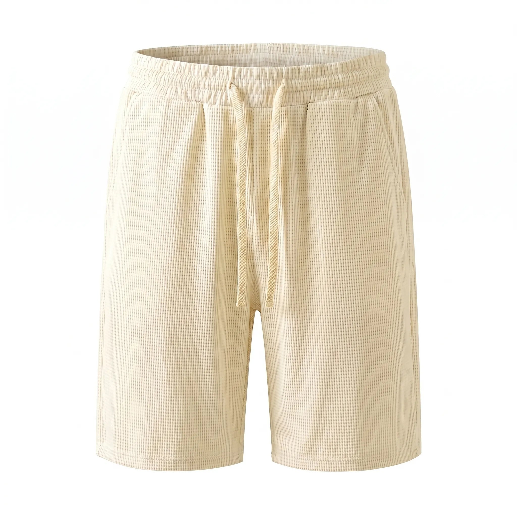 Celrien | Loose Fit Waffle Texture Shorts