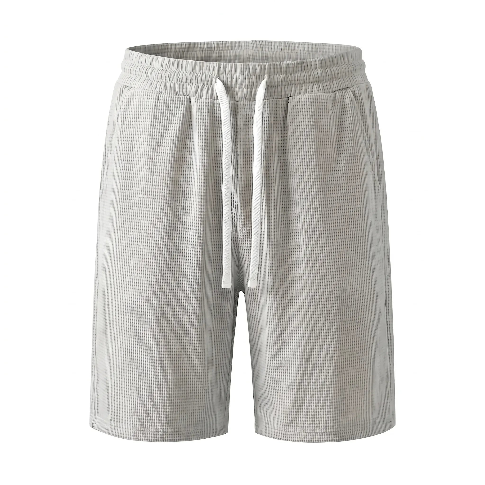 Celrien | Loose Fit Waffle Texture Shorts