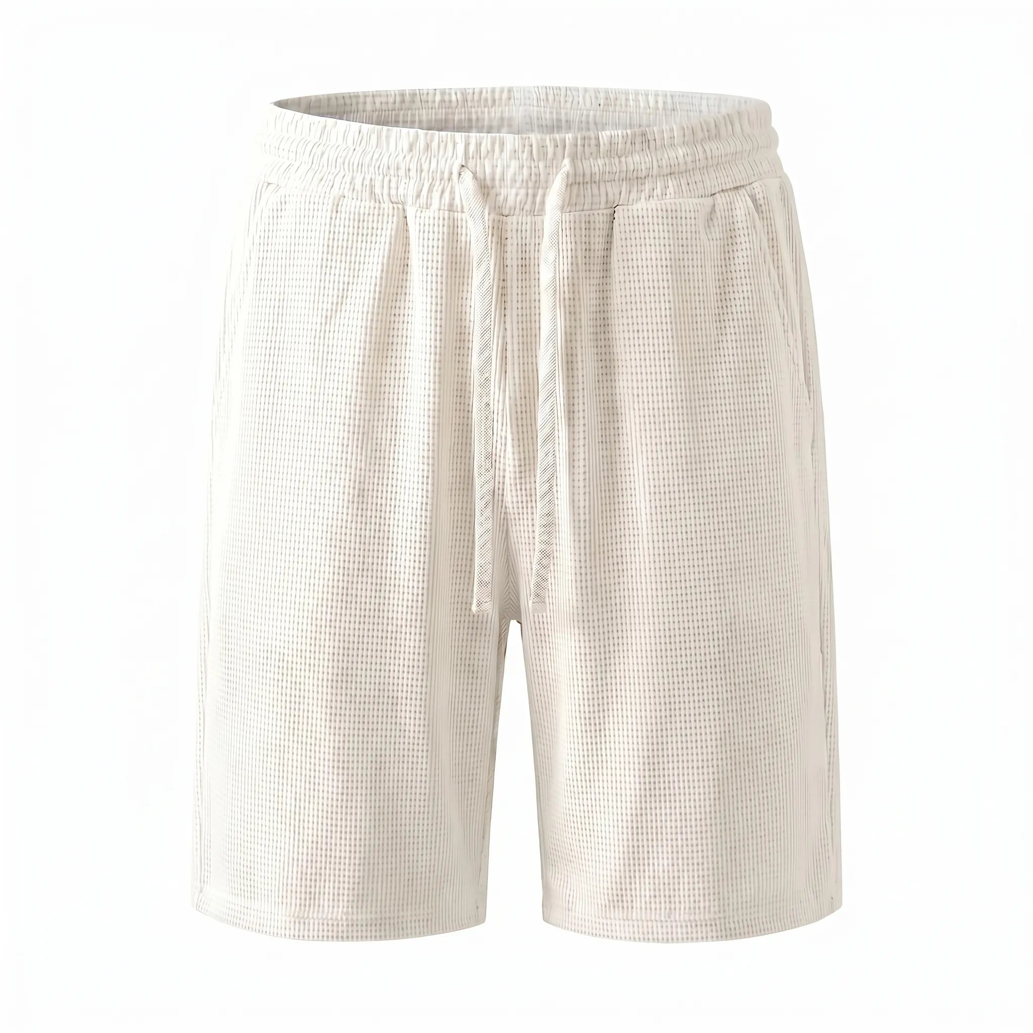 Celrien | Loose Fit Waffle Texture Shorts