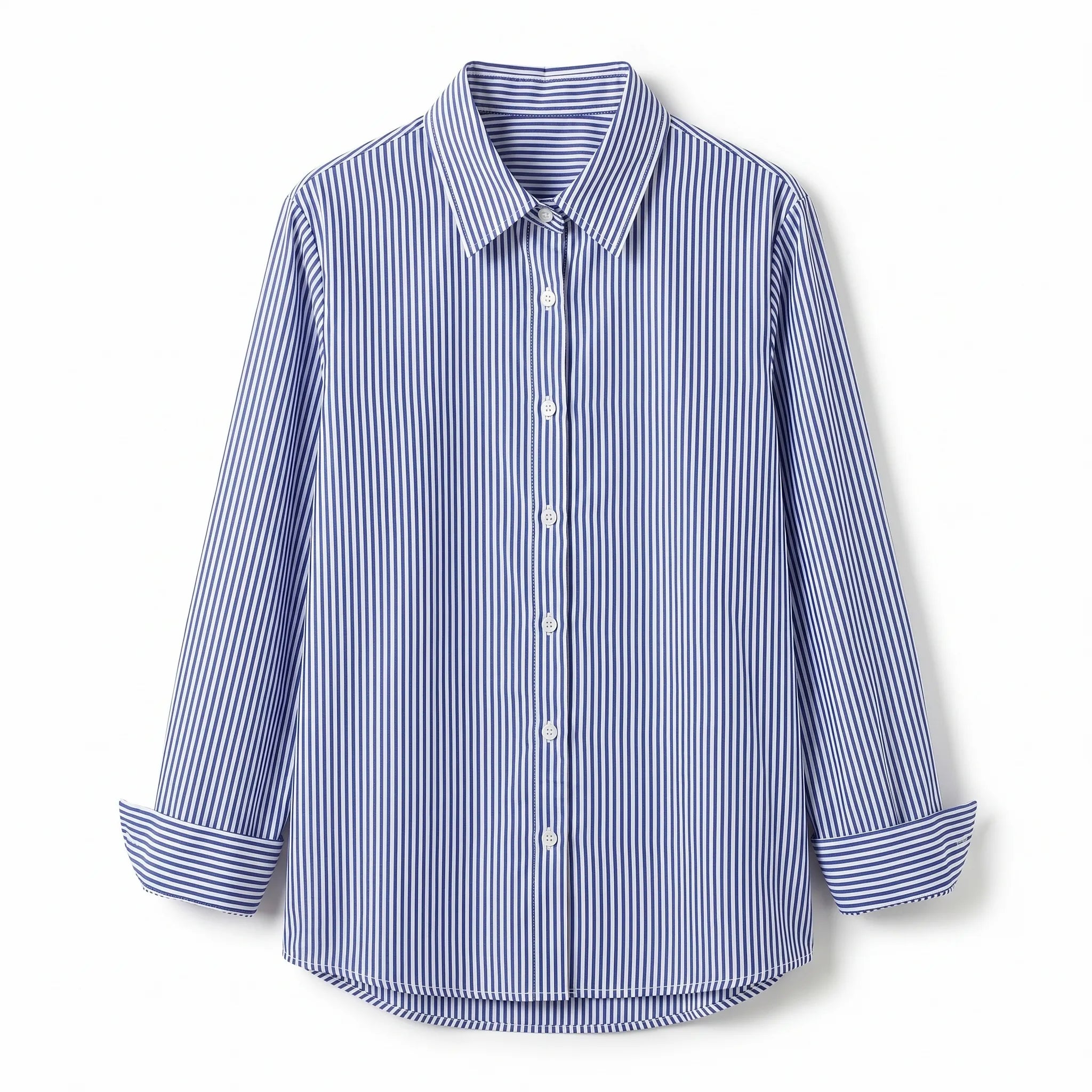 Celrien | Loose Striped Long Sleeve Blouse