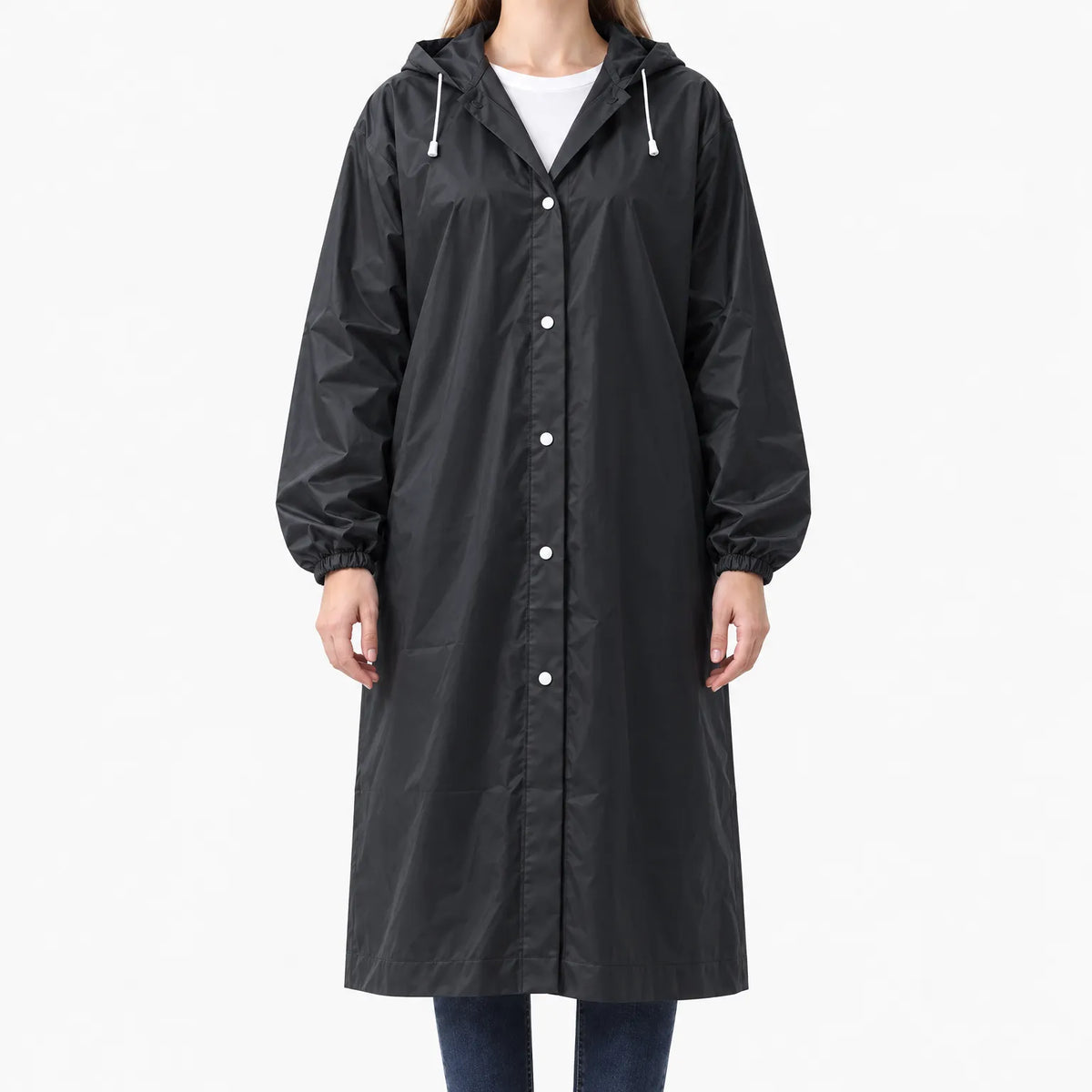 Celrien | RainCore Long Hooded Raincoat