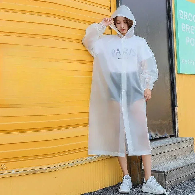 Celrien | RainCore Long Hooded Raincoat