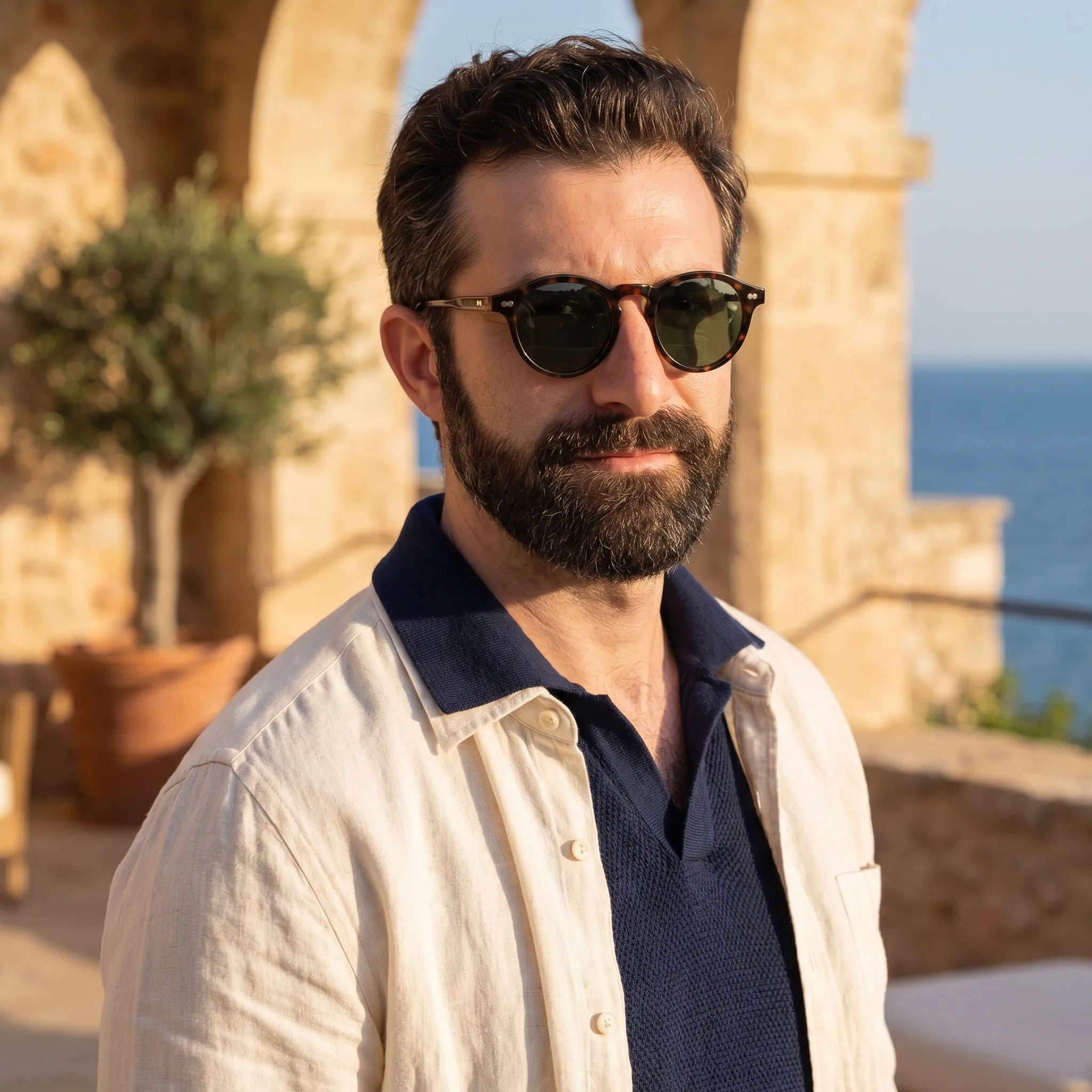 Celrien | Retro Round Frame Sunglasses