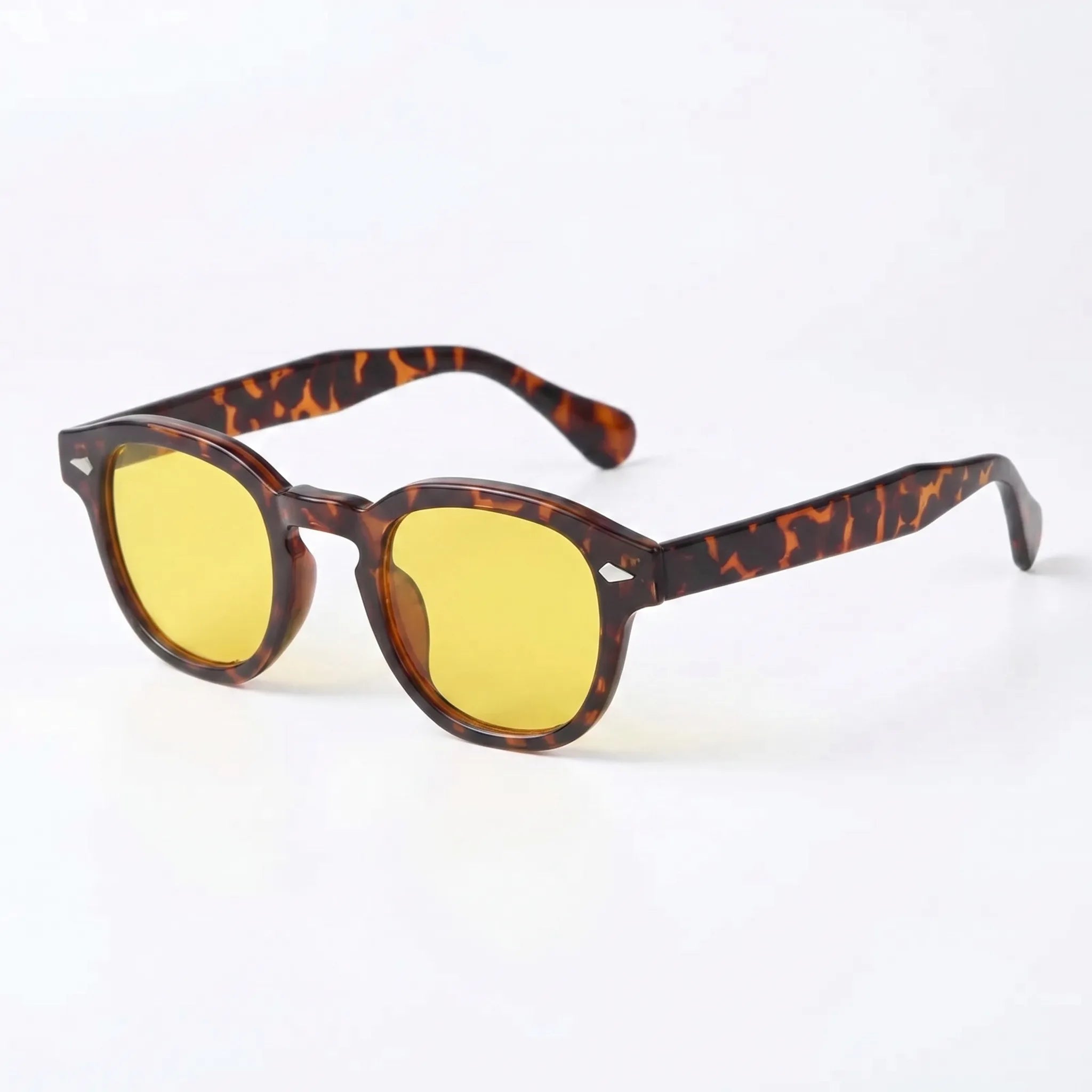 Celrien | Retro Round Tortoise Frame Sunglasses