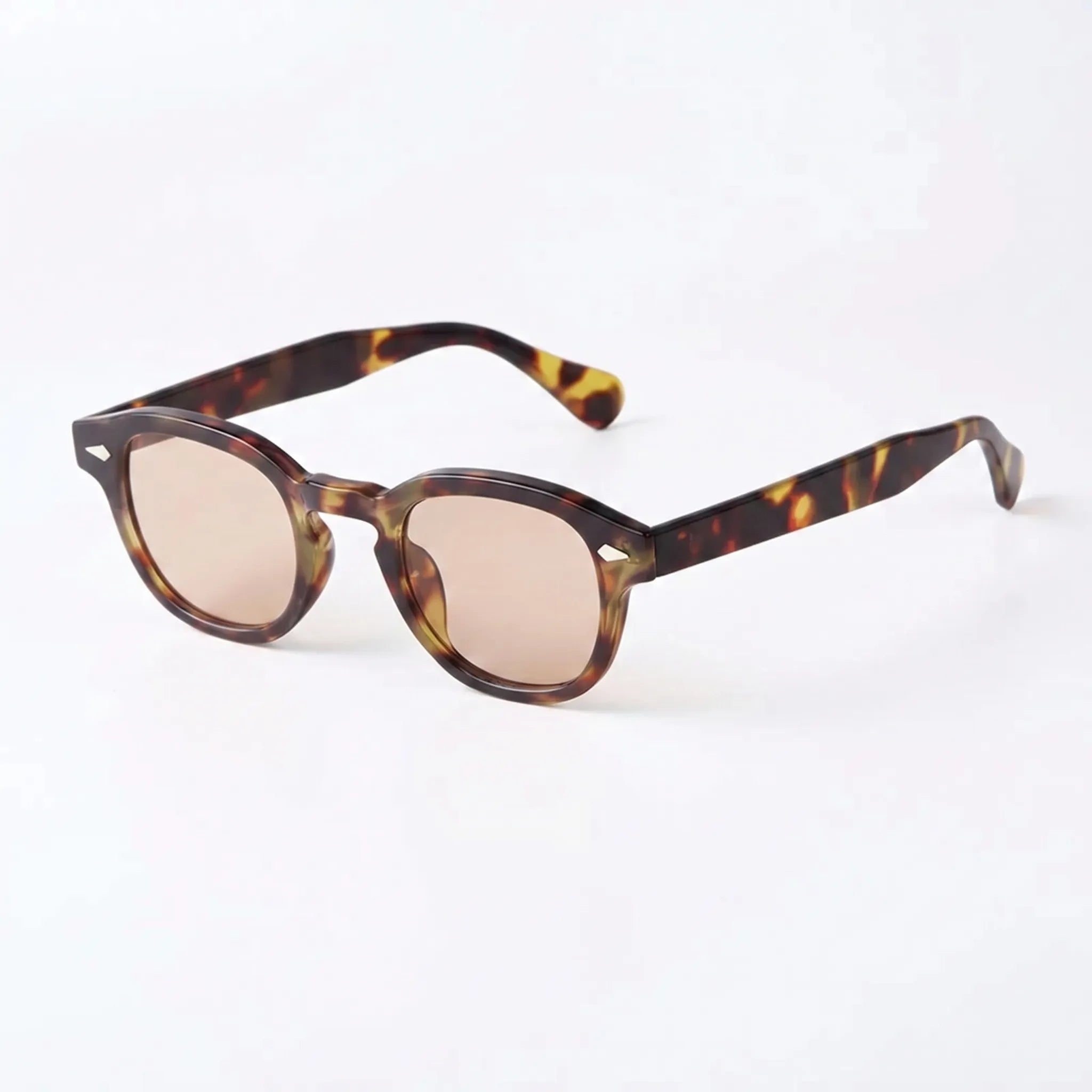 Celrien | Retro Round Tortoise Frame Sunglasses