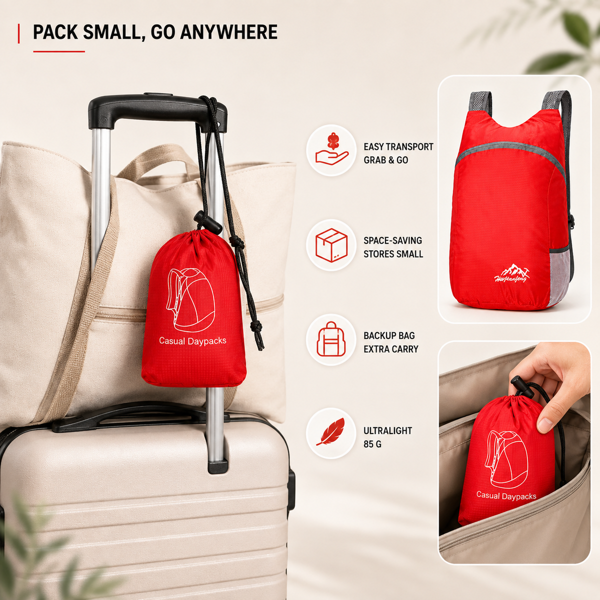 Celrien | Roamio Foldable Lightweight Daypack