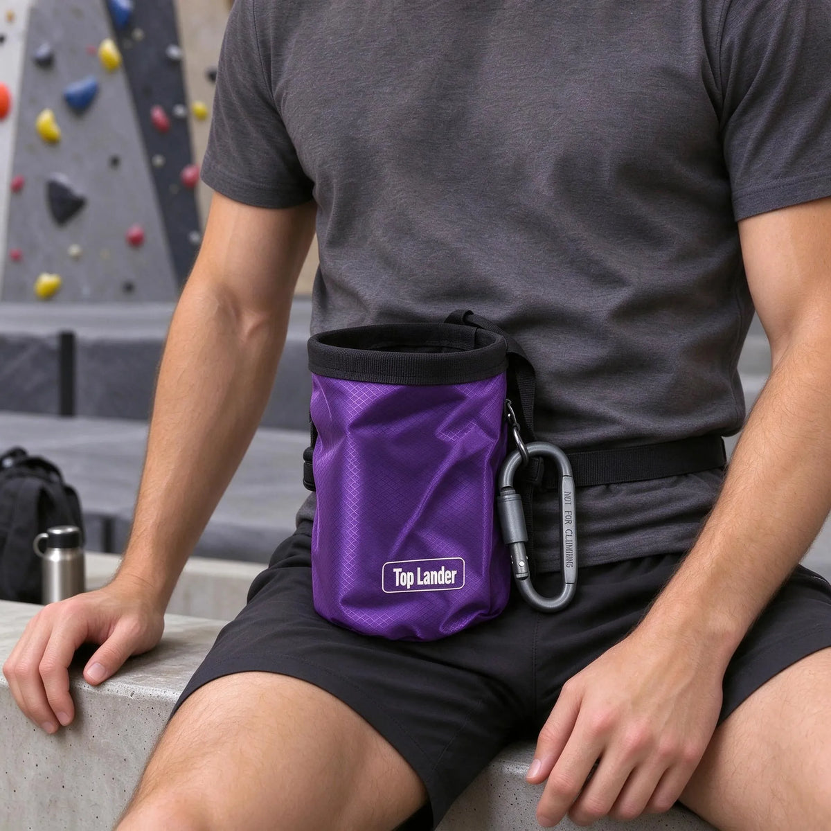 Celrien | Ruvana Drawstring Bouldering Chalk Bag With Belt