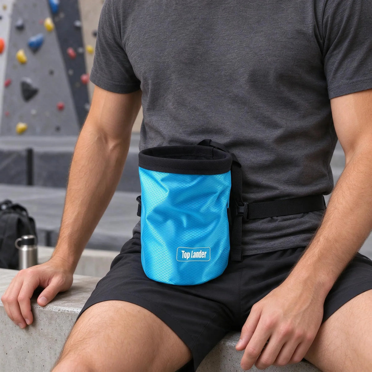 Celrien | Ruvana Drawstring Bouldering Chalk Bag With Belt