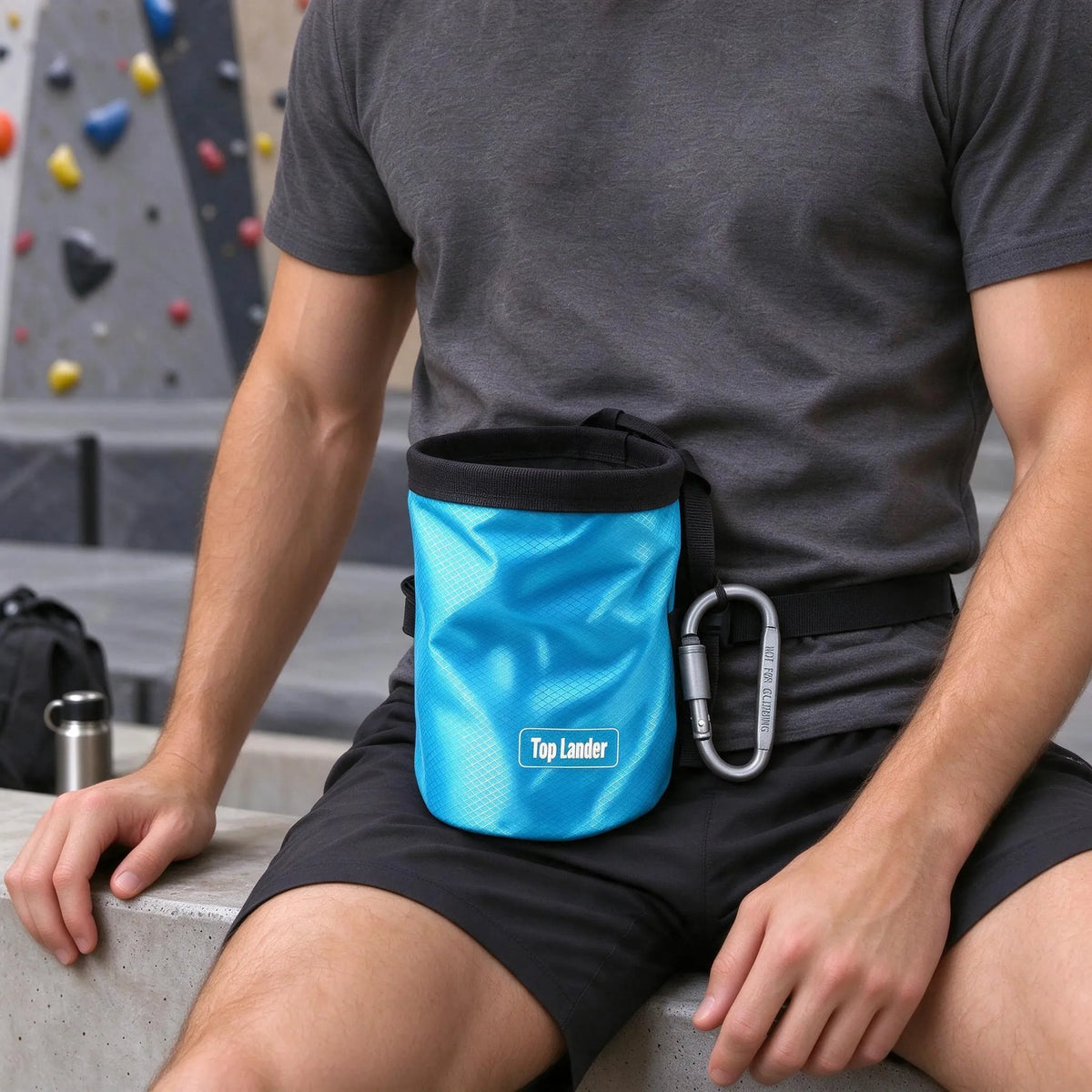 Celrien | Ruvana Drawstring Bouldering Chalk Bag With Belt