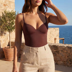 Celrien | Sleeveless Bodycon Bustier Crop Top