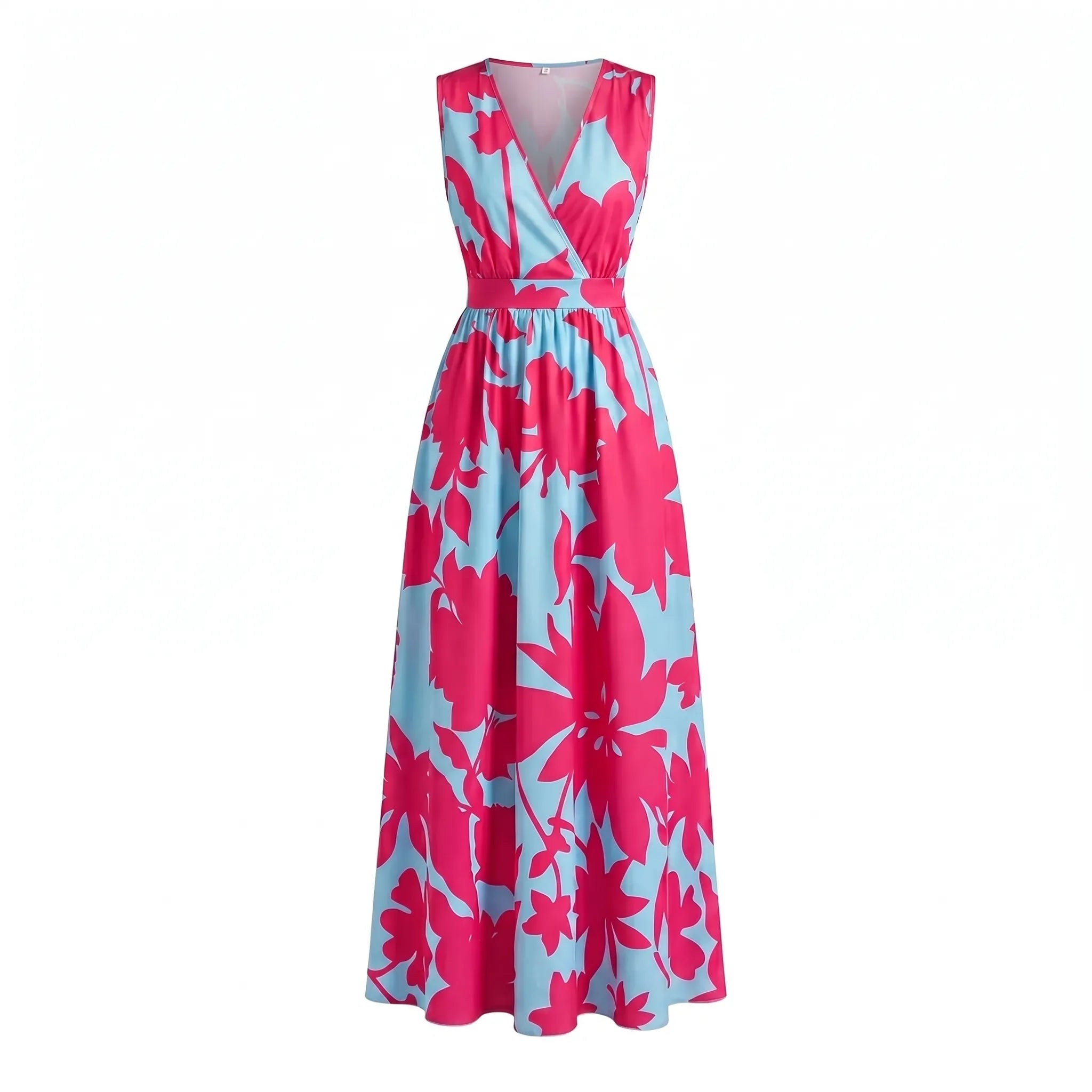 Celrien | Sleeveless Floral Maxi Dress