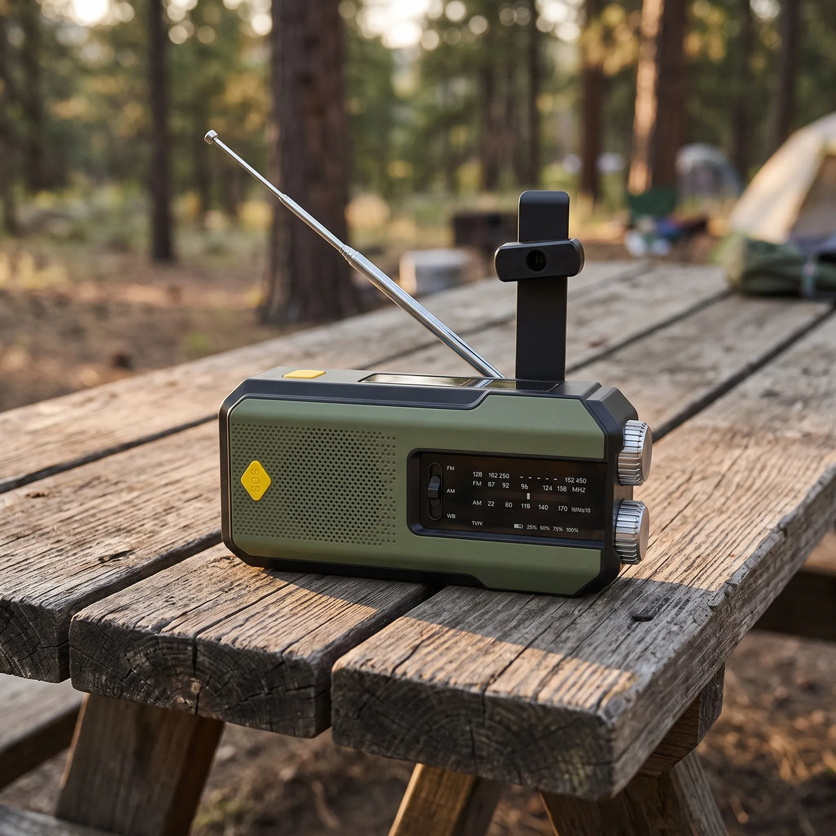 Celrien | Solacrest Solar Hand Crank Weather Radio