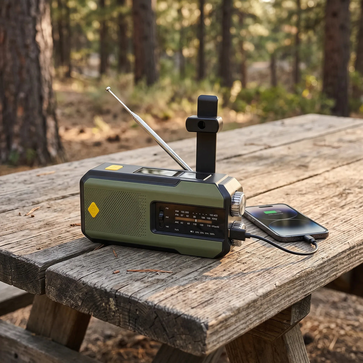Celrien | Solacrest Solar Hand Crank Weather Radio
