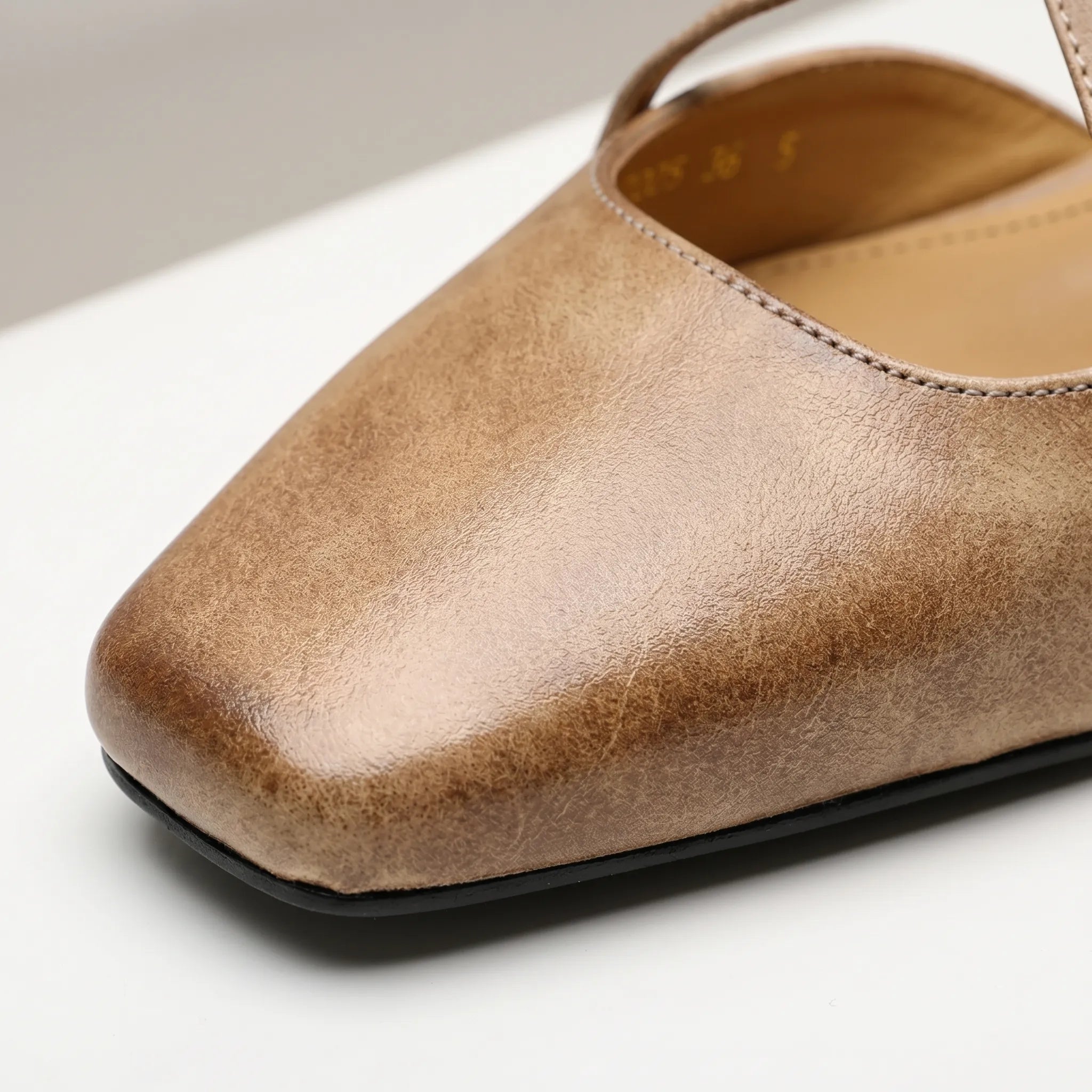 Celrien | Square Toe Mid Heel Sandals