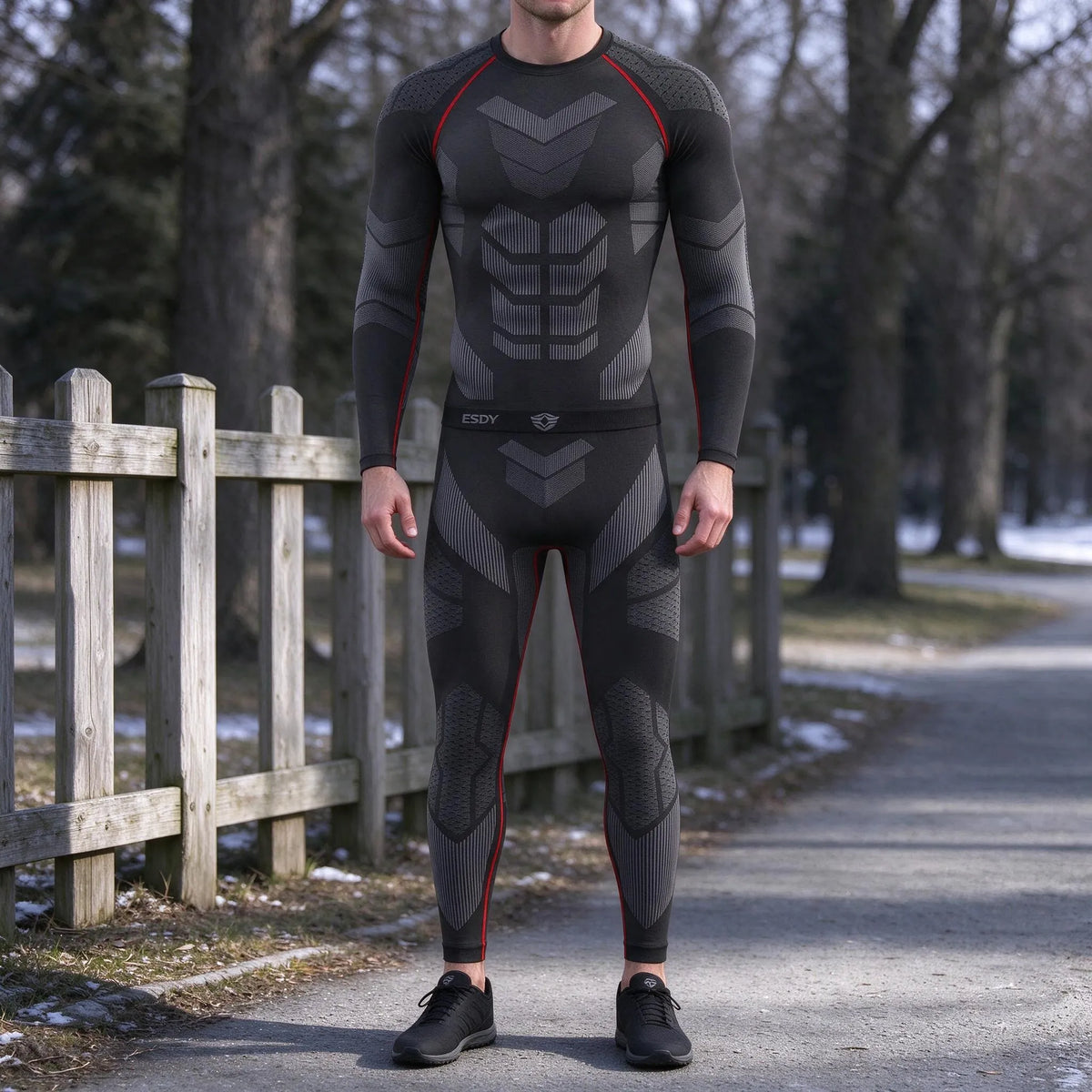 Celrien | Strateron Seamless Knit Cold Weather Base Layer Set