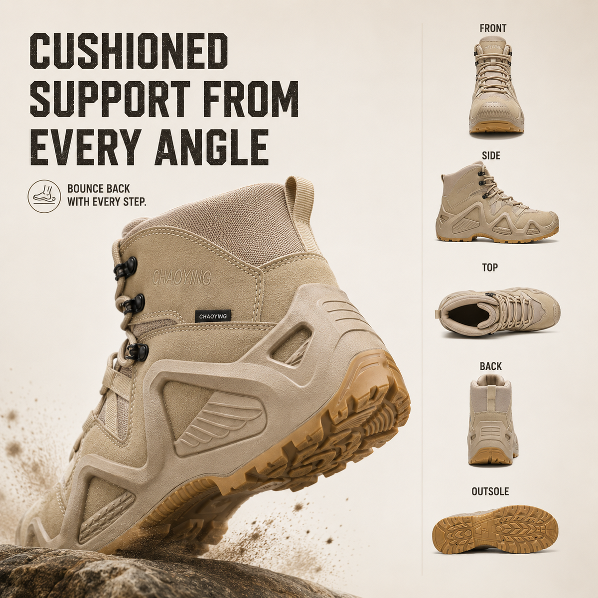 Celrien | Tactical Mid-Ankle Boot