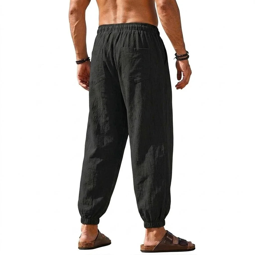 Celrien | Velani Loose Fit Pleated Harem Trousers
