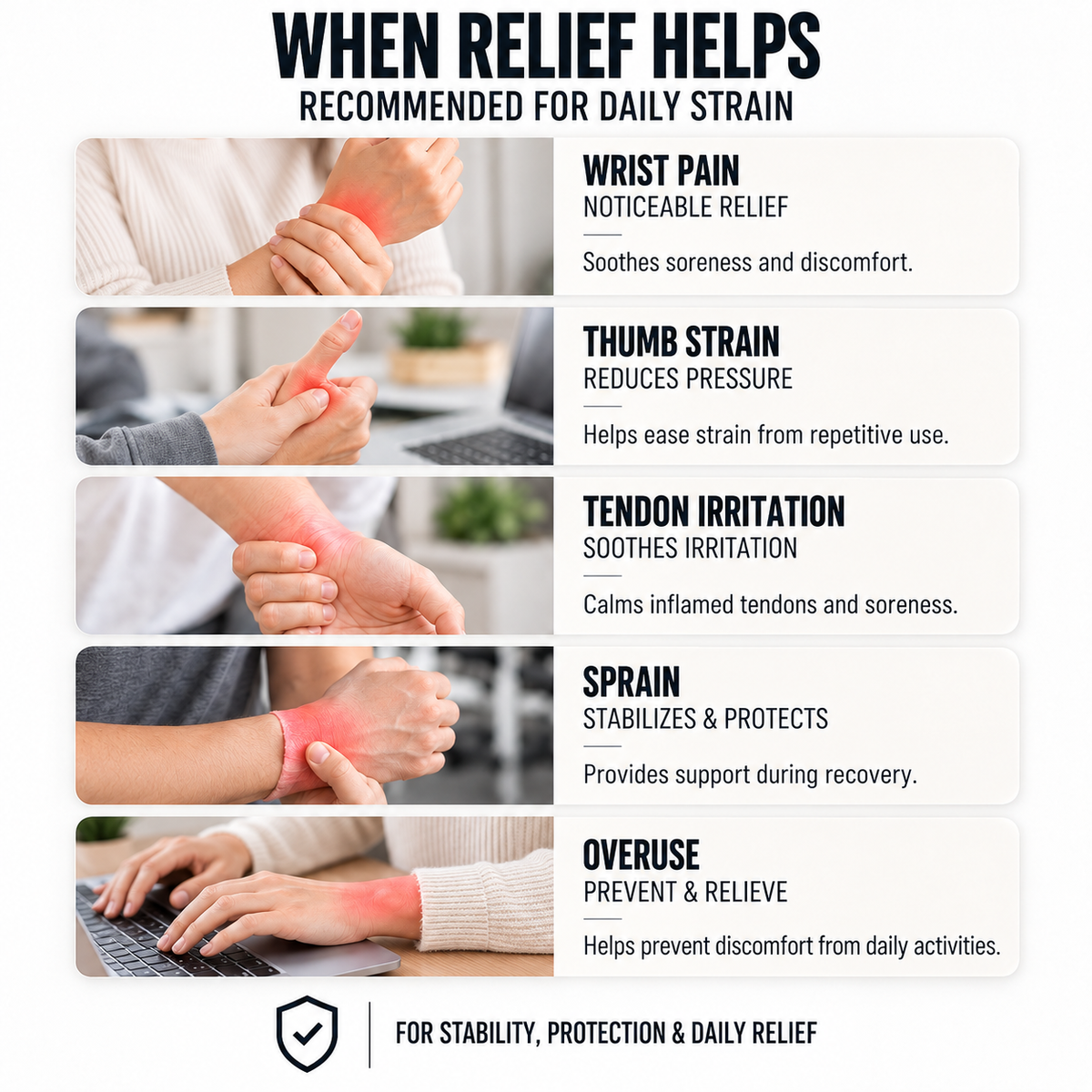 Celrien | Wristalyn Half Finger Wrist Support