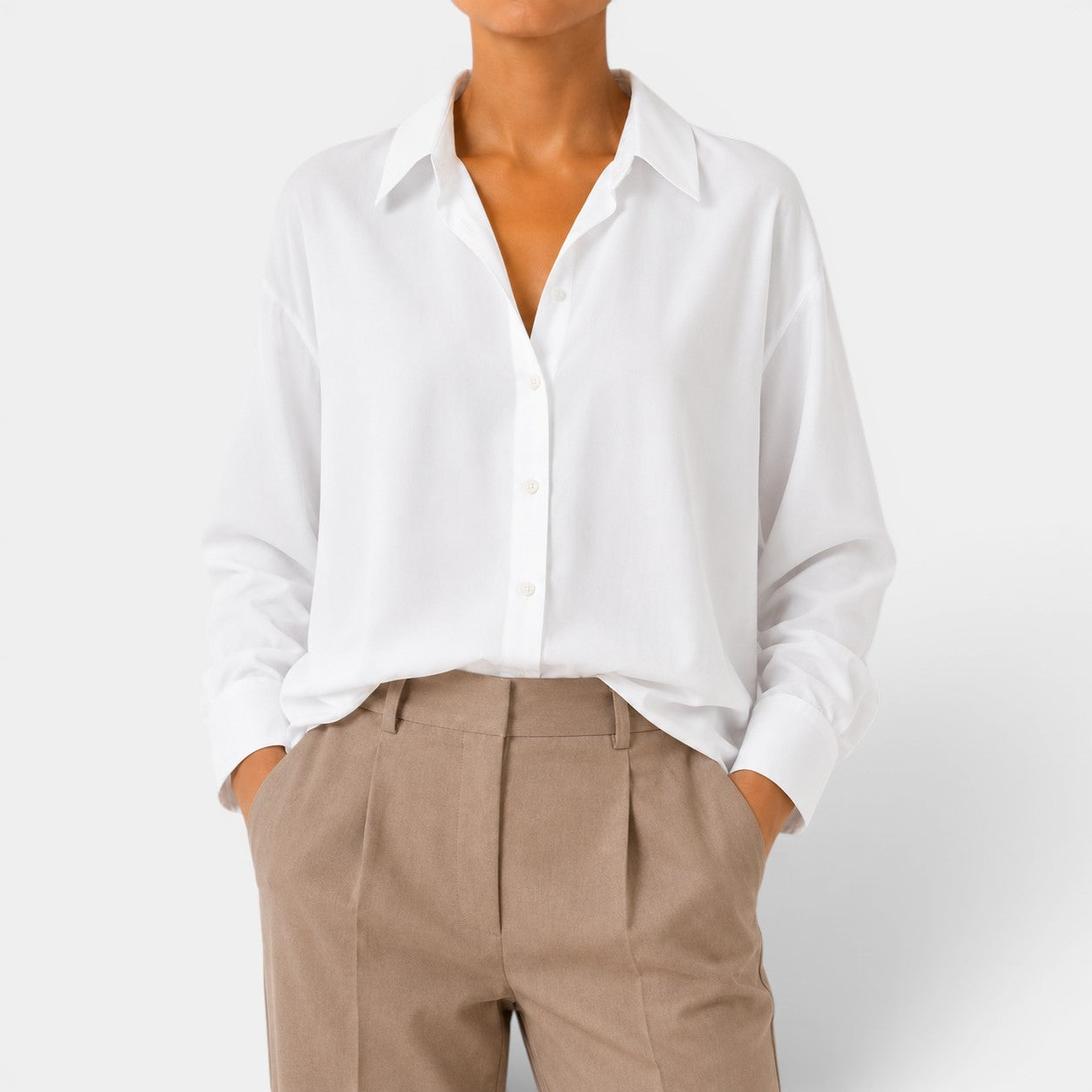 Celrien | Women’s Elegant Work Blouse Long Sleeve Office Top