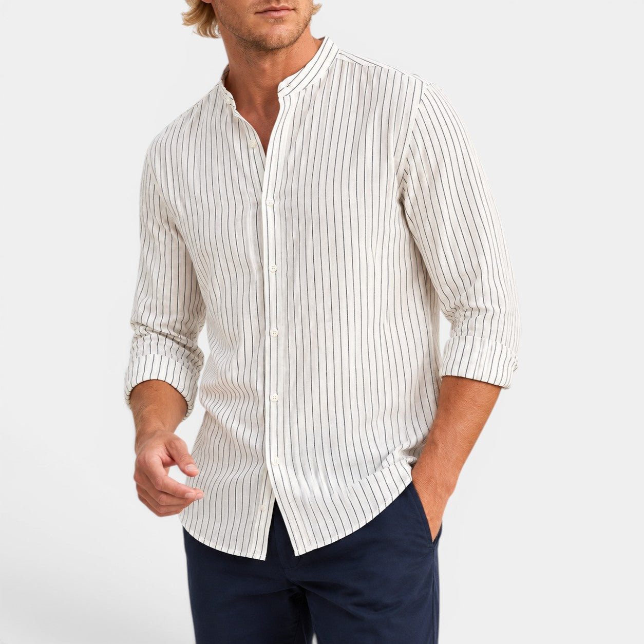 Celrien | Men’s Breathable Long Sleeve Shirt for Summer Vacation Wear