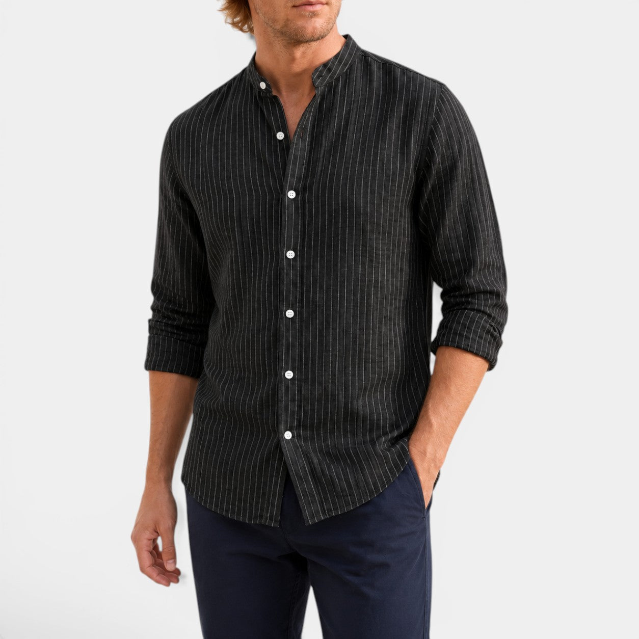 Celrien | Men’s Breathable Long Sleeve Shirt for Summer Vacation Wear
