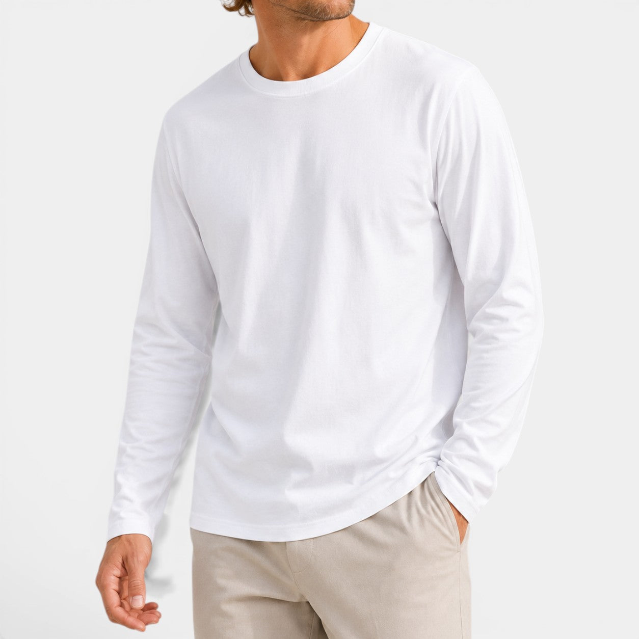 Celrien | Men’s Long Sleeve T Shirt Comfortable Daily Wear