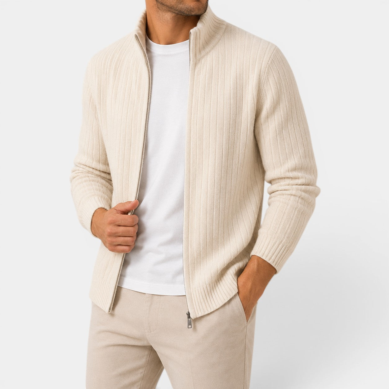 Celrien | Men’s Warm Cardigan Stand Collar Everyday Wear