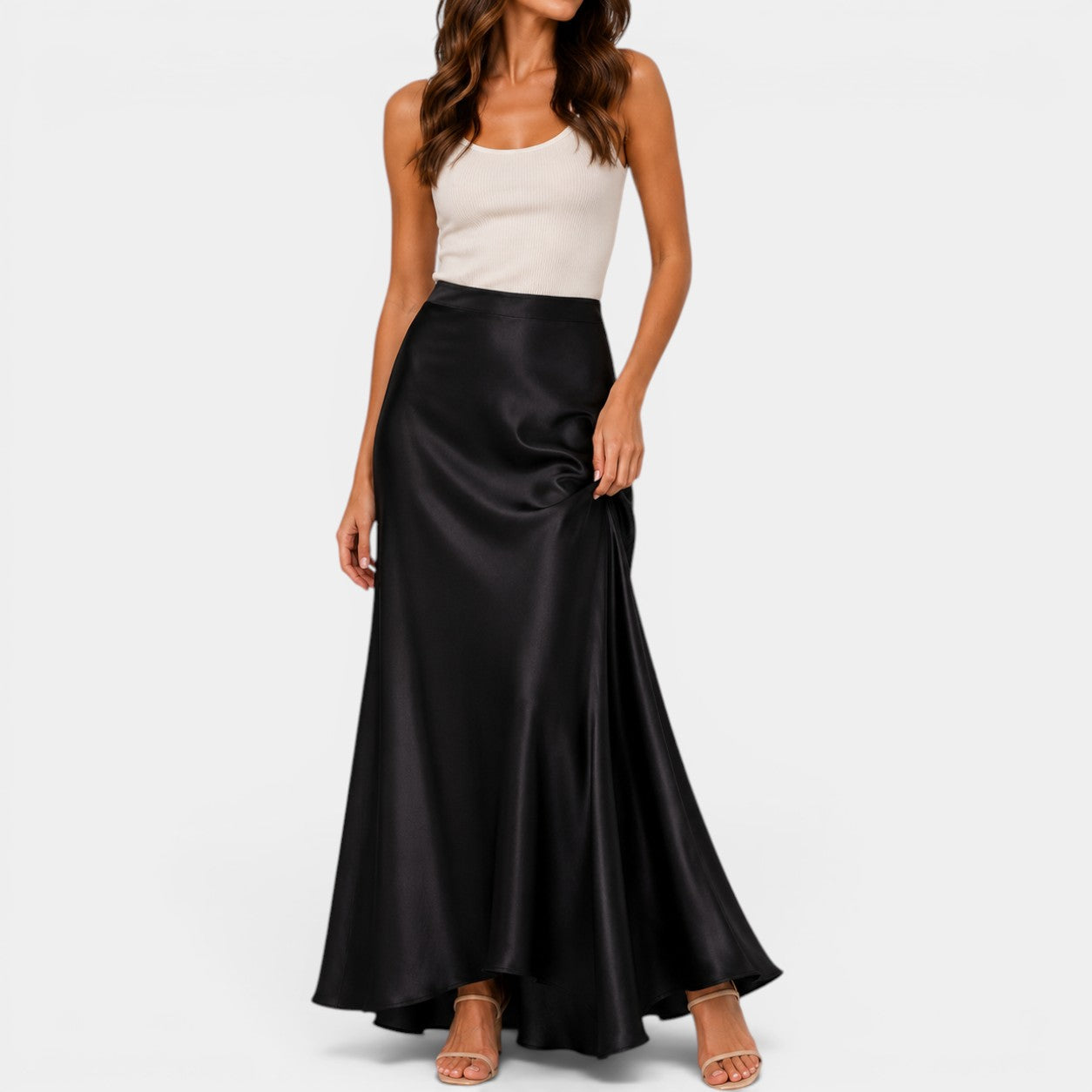 Celrien | Women’s Elegant Long Skirt High Waist Casual Summer Wear