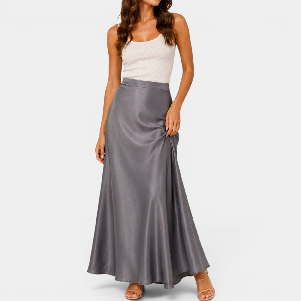 Celrien | Women’s Elegant Long Skirt High Waist Casual Summer Wear