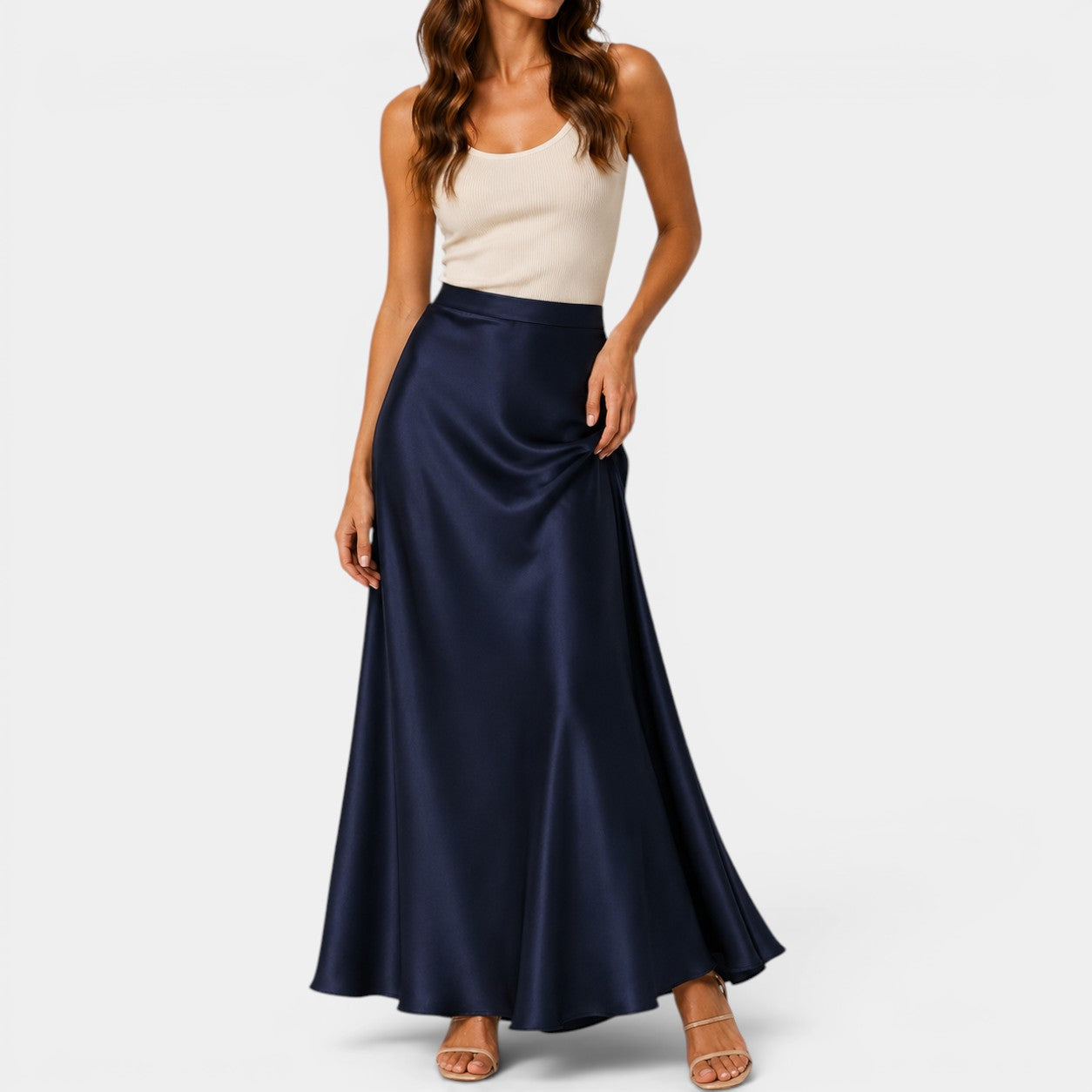 Celrien | Women’s Elegant Long Skirt High Waist Casual Summer Wear