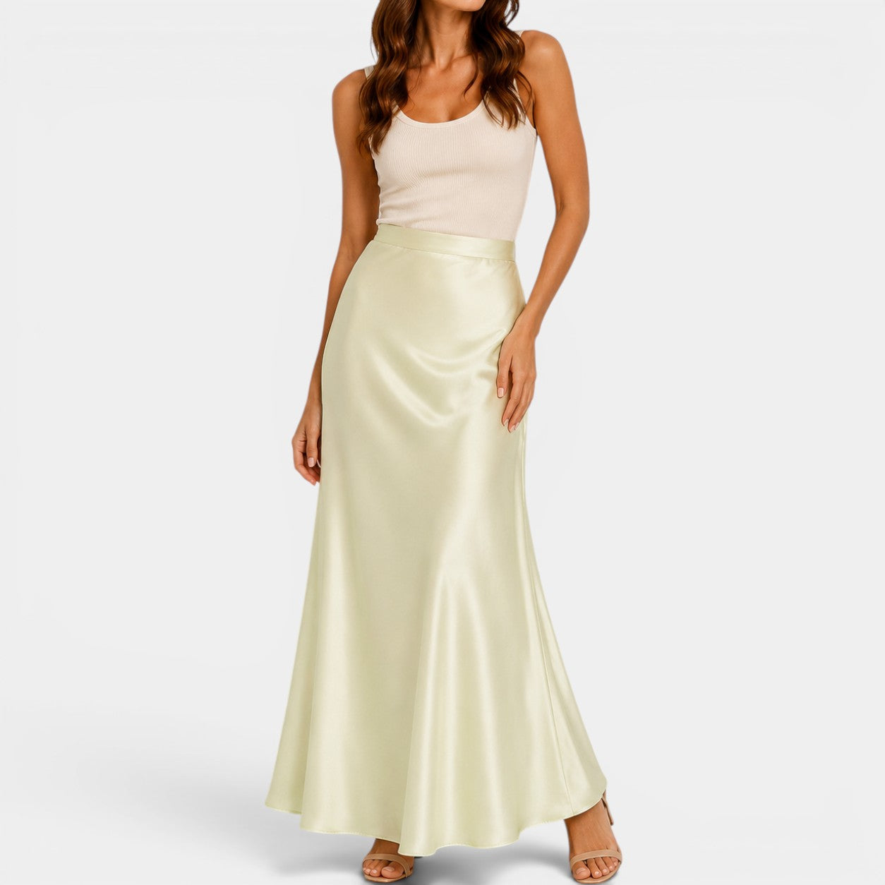 Celrien | Women’s Elegant Long Skirt High Waist Casual Summer Wear