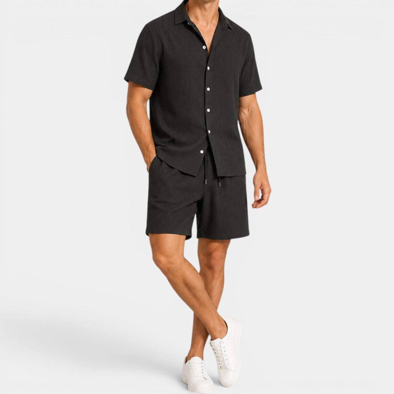 Celrien | Men’s Summer Shirt and Shorts Set Relaxed Fit Outfit