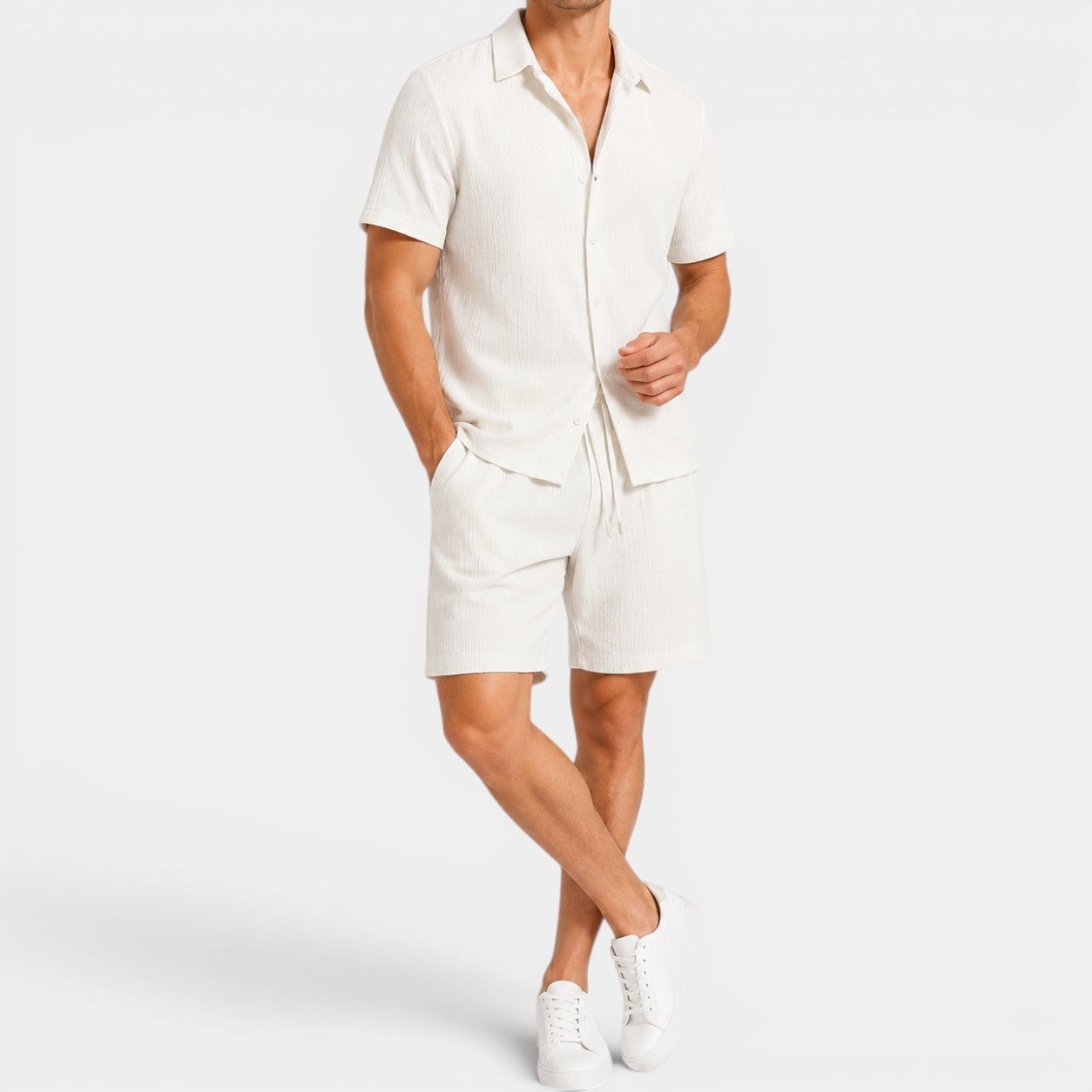 Celrien | Men’s Summer Shirt and Shorts Set Relaxed Fit Outfit
