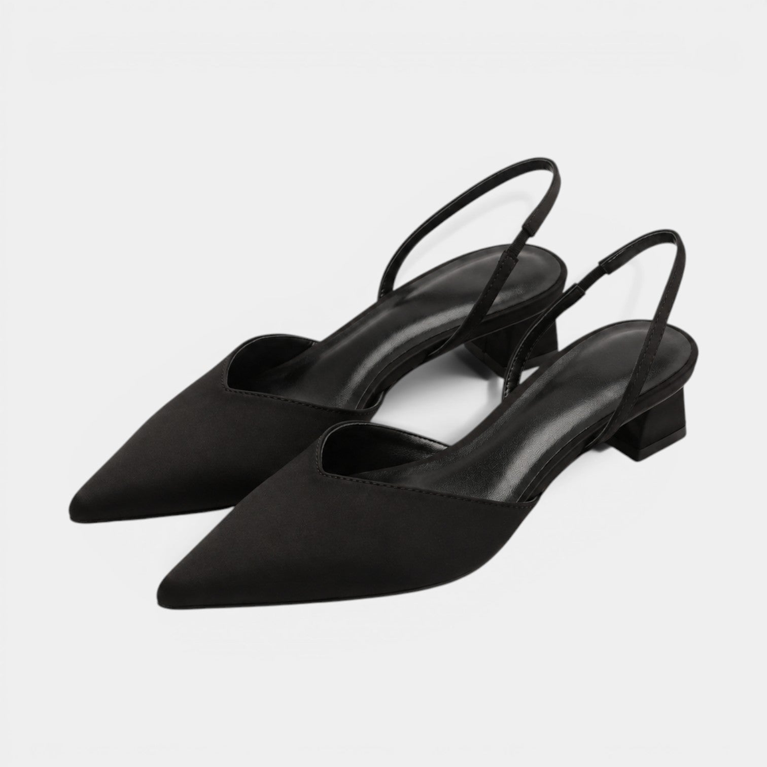 Celrien | Women’s Slingback Pumps Low Heel Pointed Toe Dress Shoes