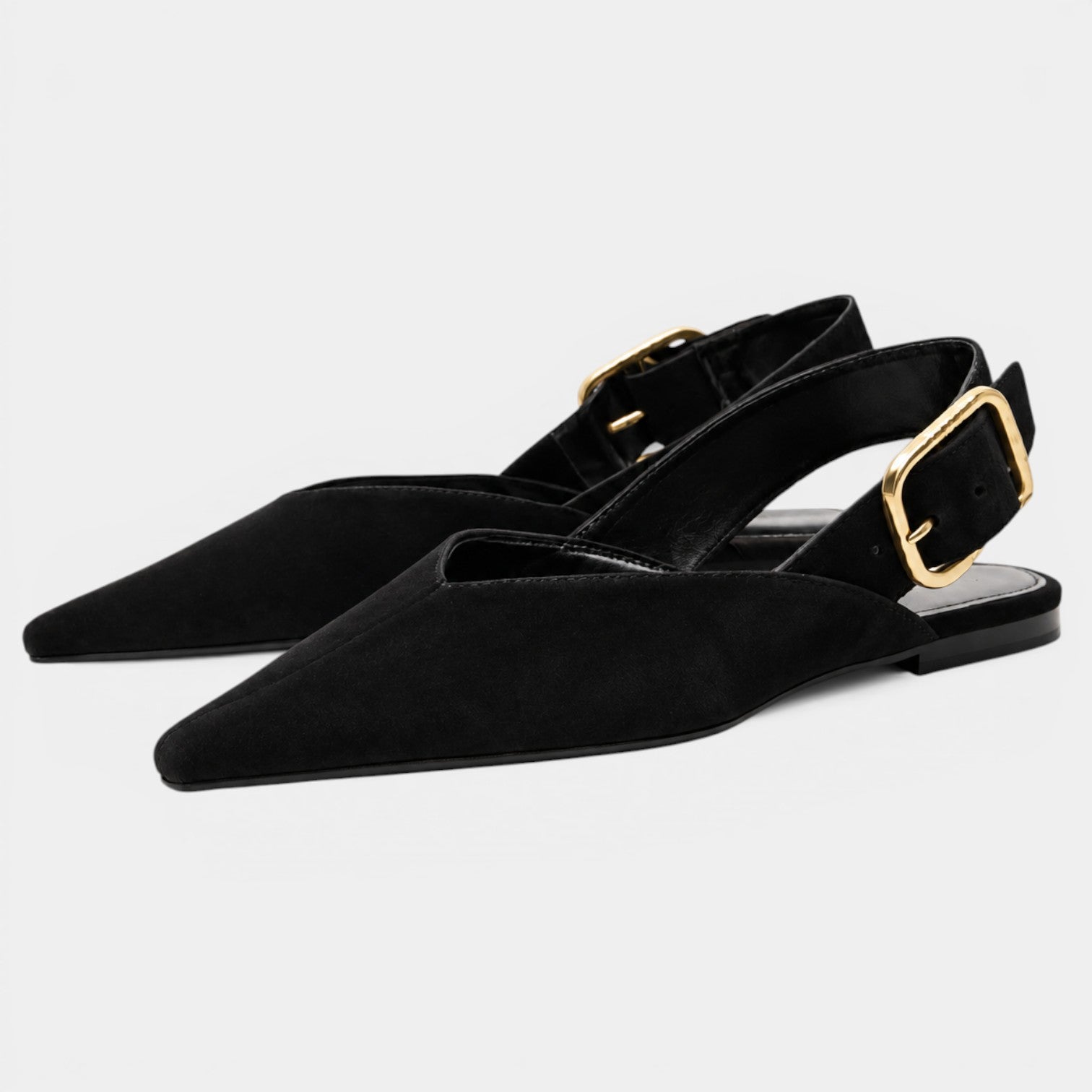 Celrien | Women’s Comfortable Slingback Flats with Buckle Strap