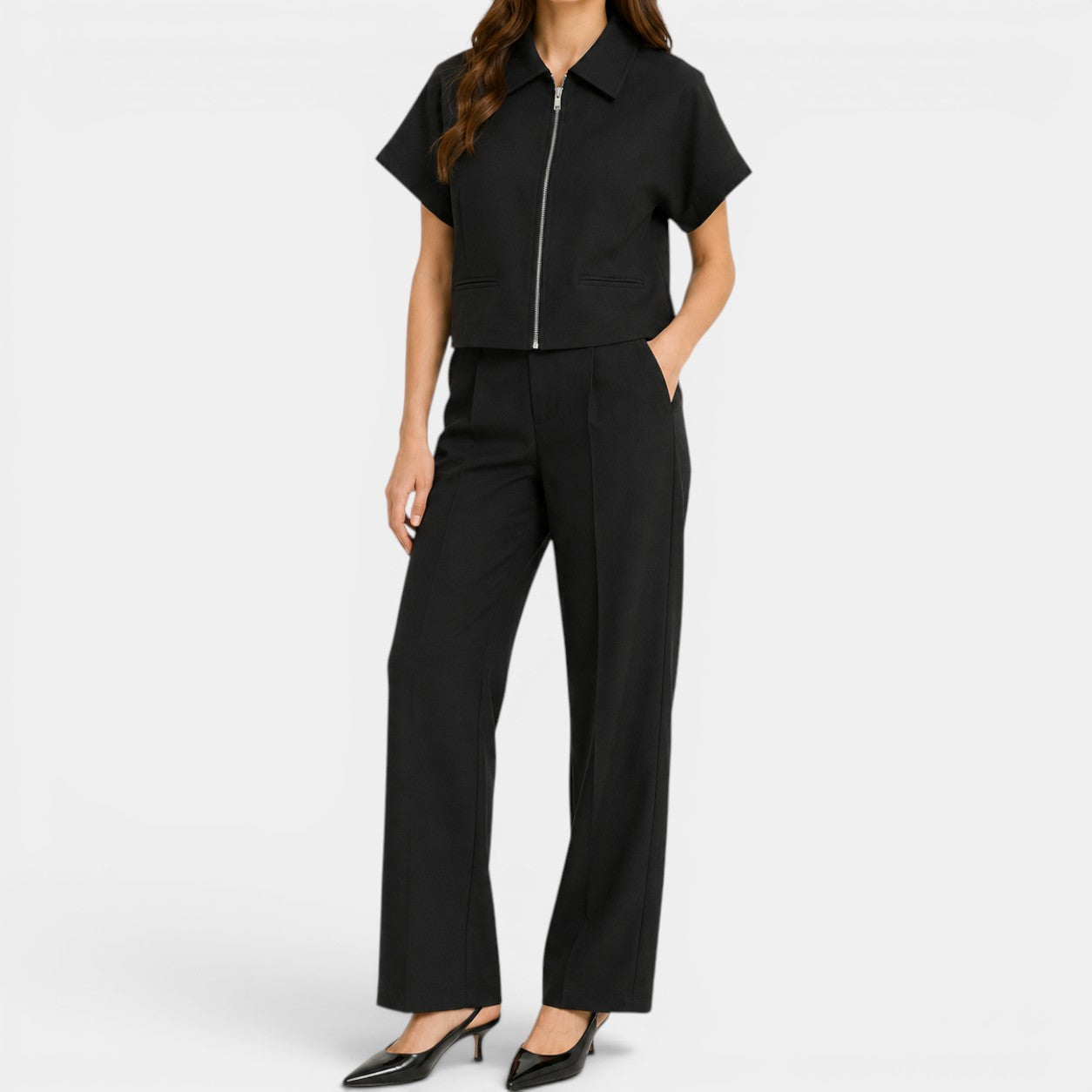Celrien | Women’s Summer Two Piece Set Shirt and Pants Lightweight