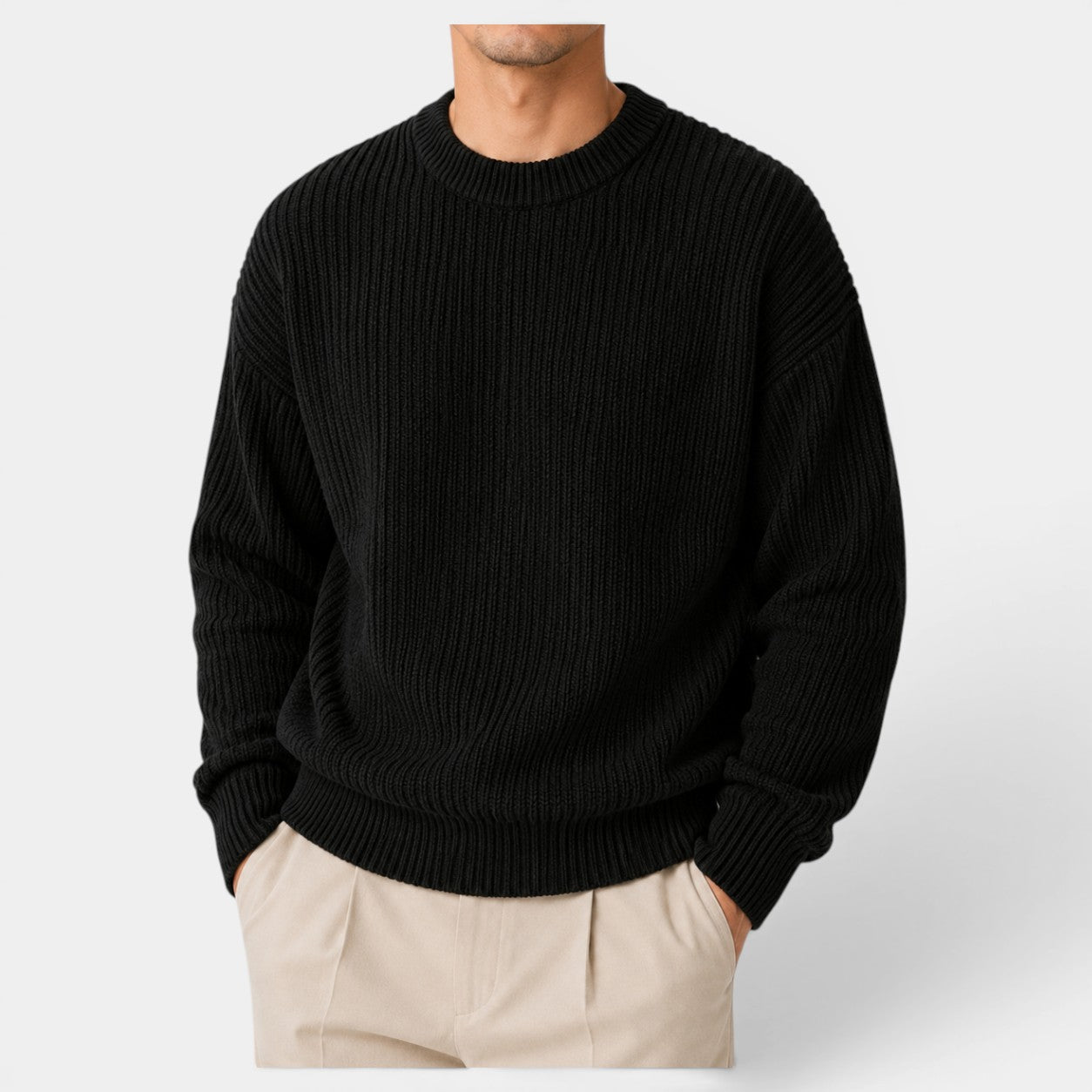 Celrien | Men’s Soft Knit Pullover Lightweight Everyday Sweater