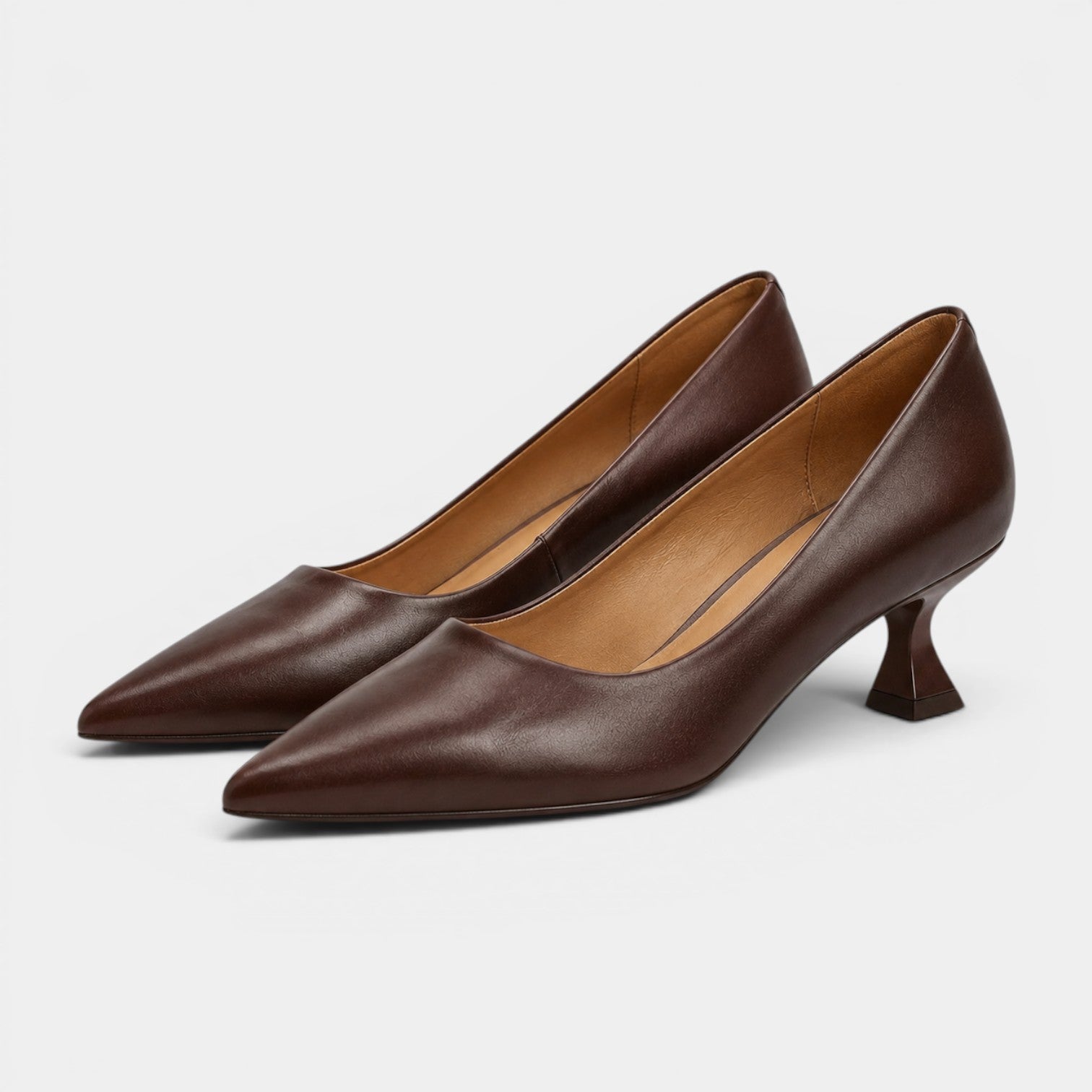 Celrien | Women’s Comfortable Pointed Toe Slip-On Heels Pumps