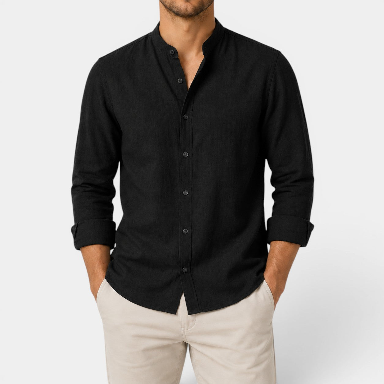 Celrien | Men's Relaxed Linen Shirt