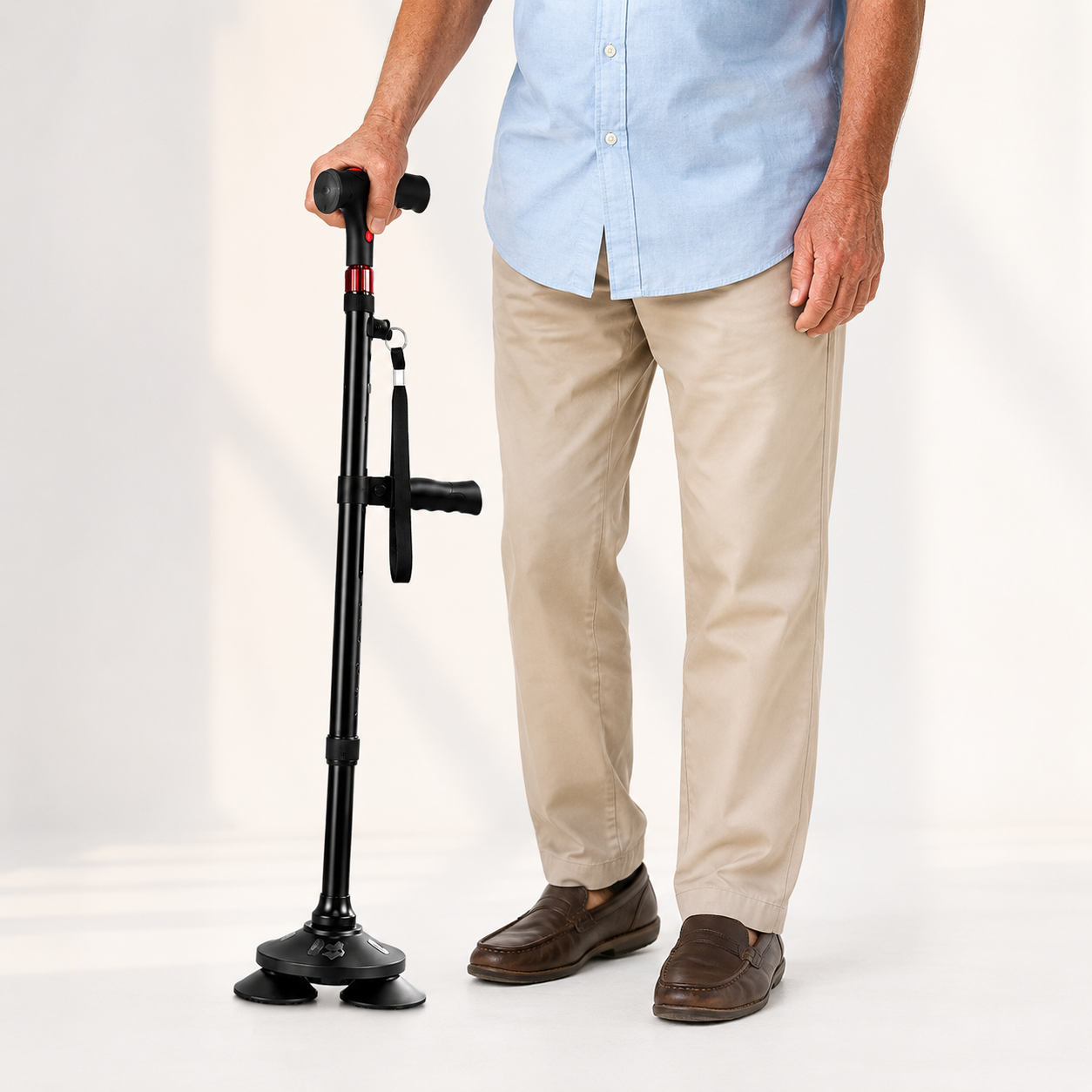 Celrien | StabiliTrek Foldable Aluminum Quad Cane