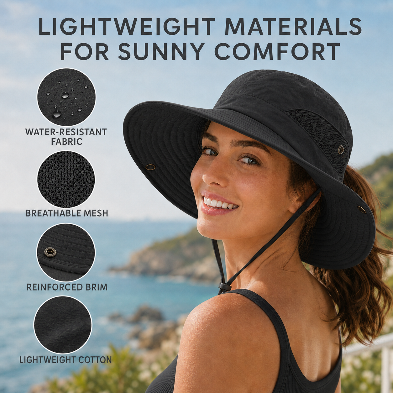 Celrien | Ventalis Wide-Brim Sun Hat