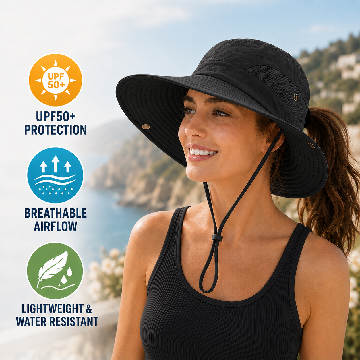 Celrien | Ventalis Wide-Brim Sun Hat