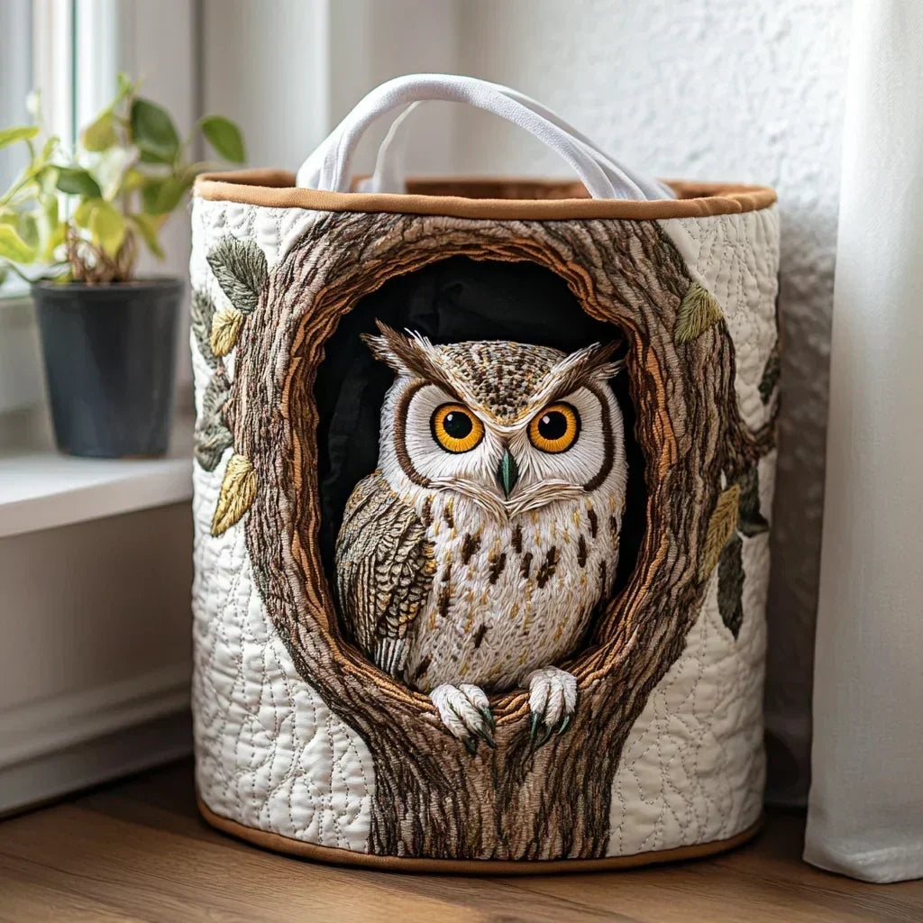 Hand-Quilted Basket
