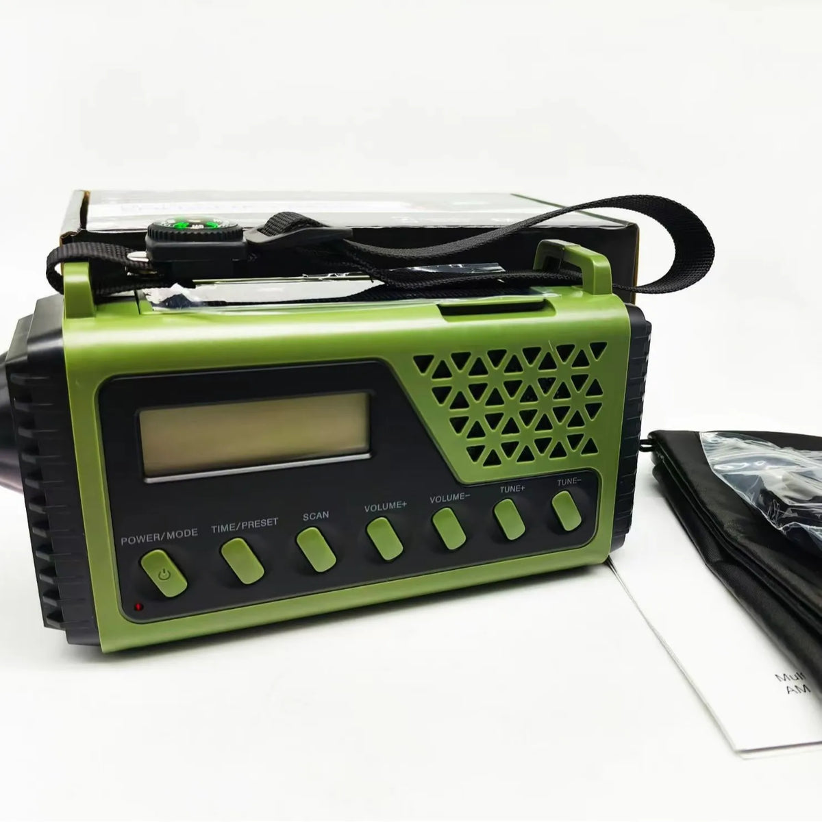 Emergency Flashlight and Radio with Hand Crank