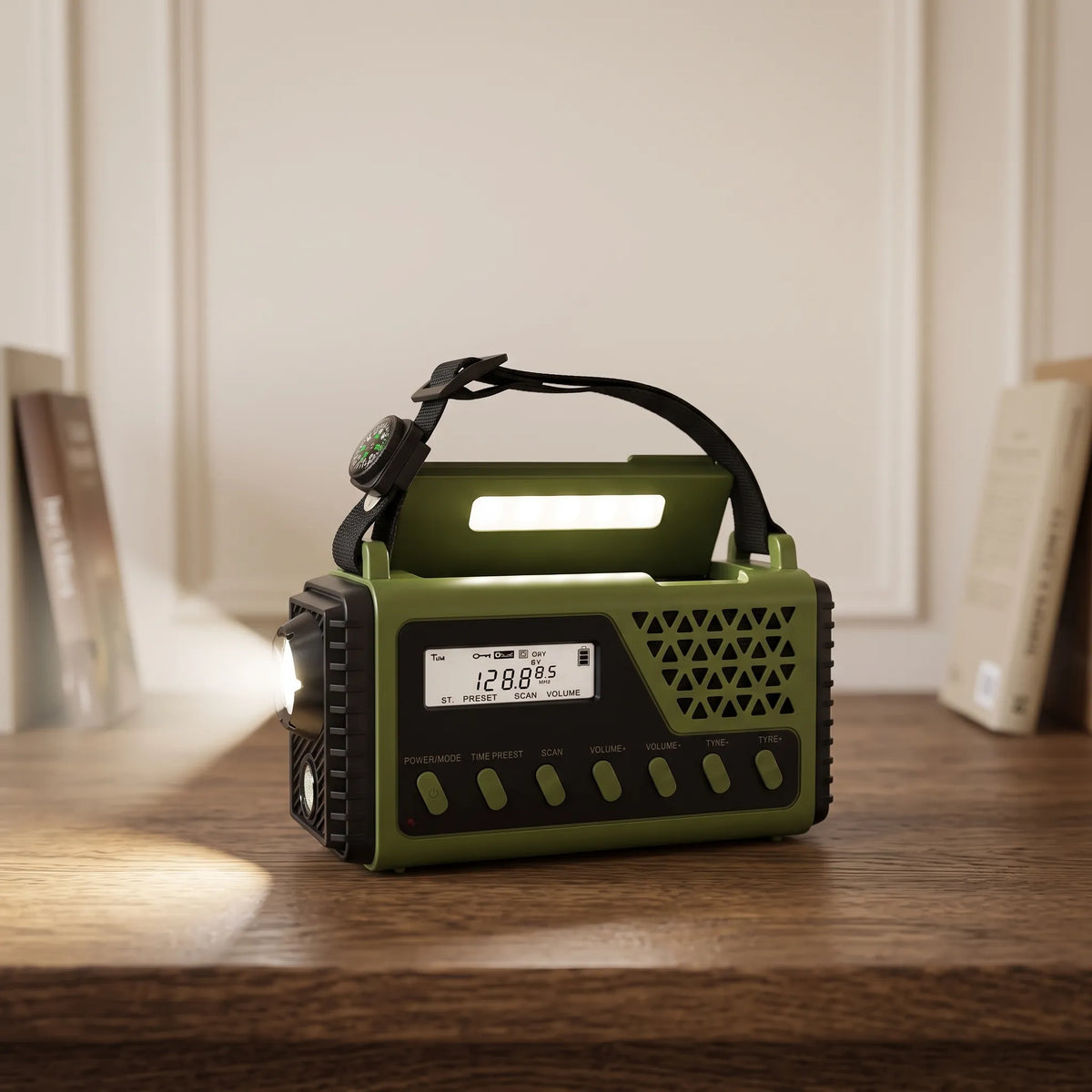 Emergency Radio for Power Outage | Hand Crank Weather Alert Receiver
